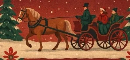 Horse Drawn Carriage Rides in Christmas in the Village!