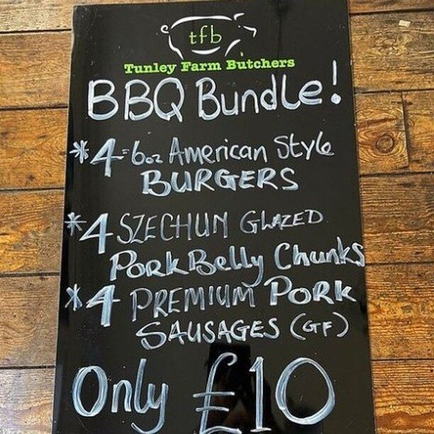 Shared from @tunleyfarmbutchers This weekends fantastic offer! Only available in store. Have a lovely weekend ☀️