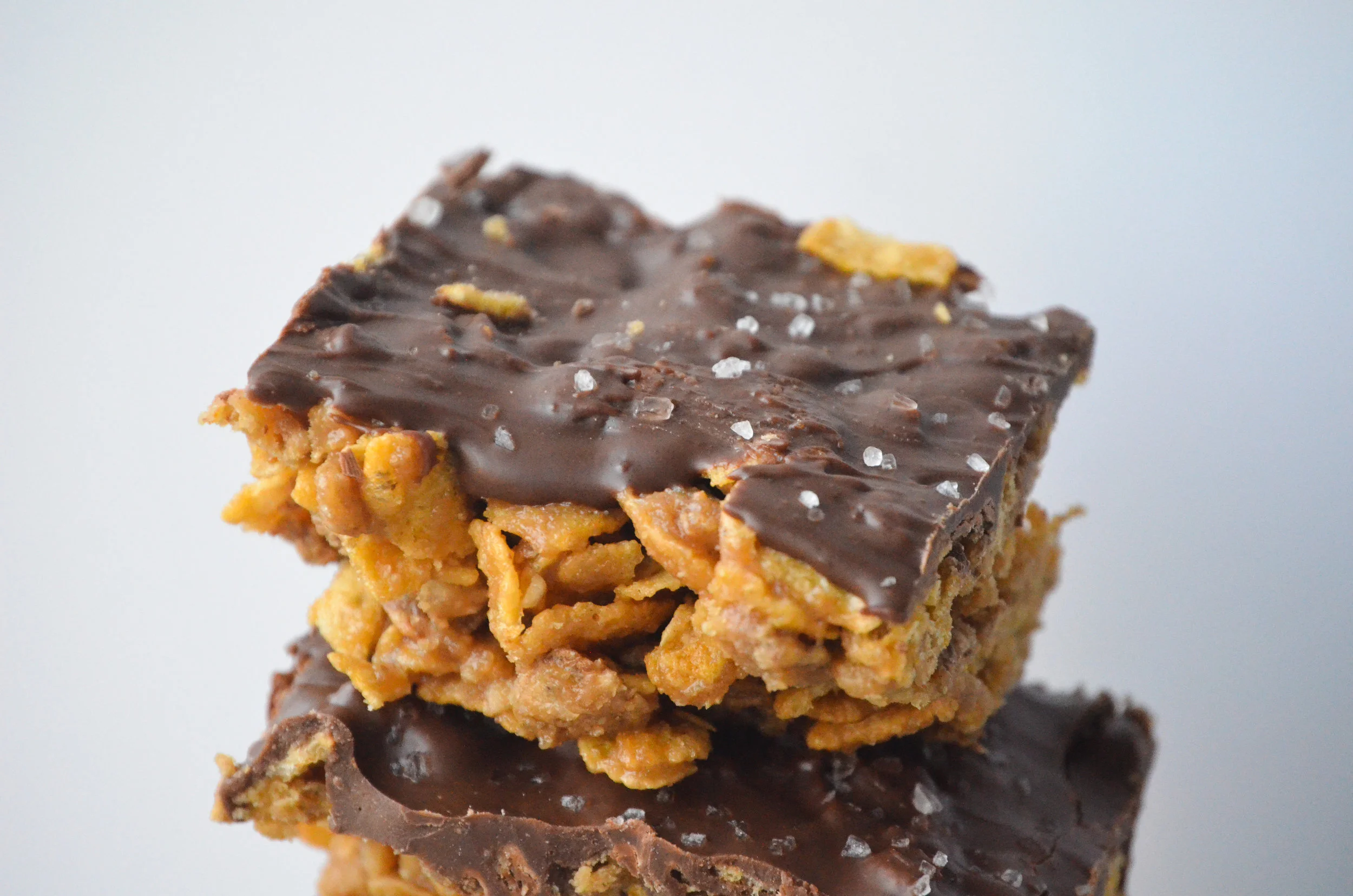 Butterscotch and Peanut Butter Cereal Bars (aka Special K bars)