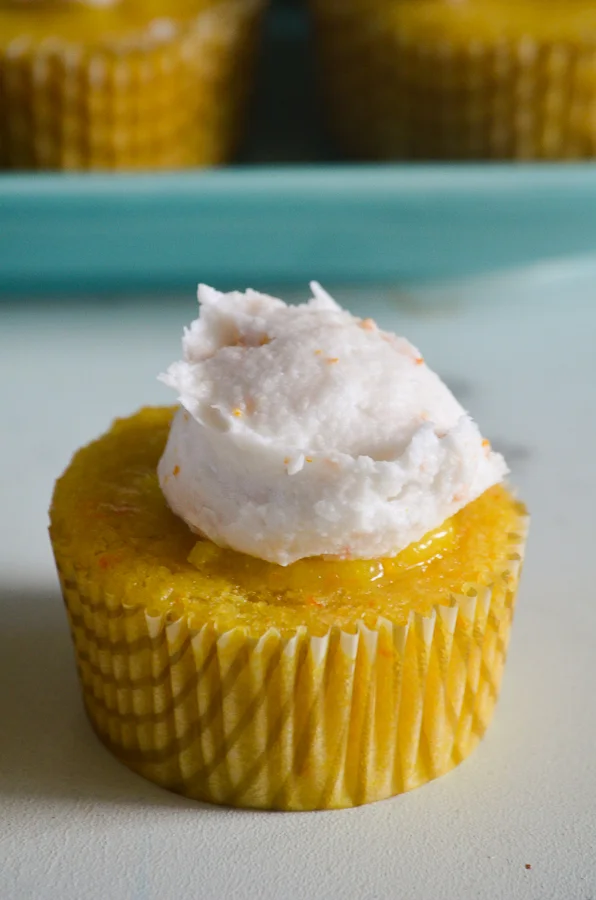 Vegan Creamsicle Cupcakes