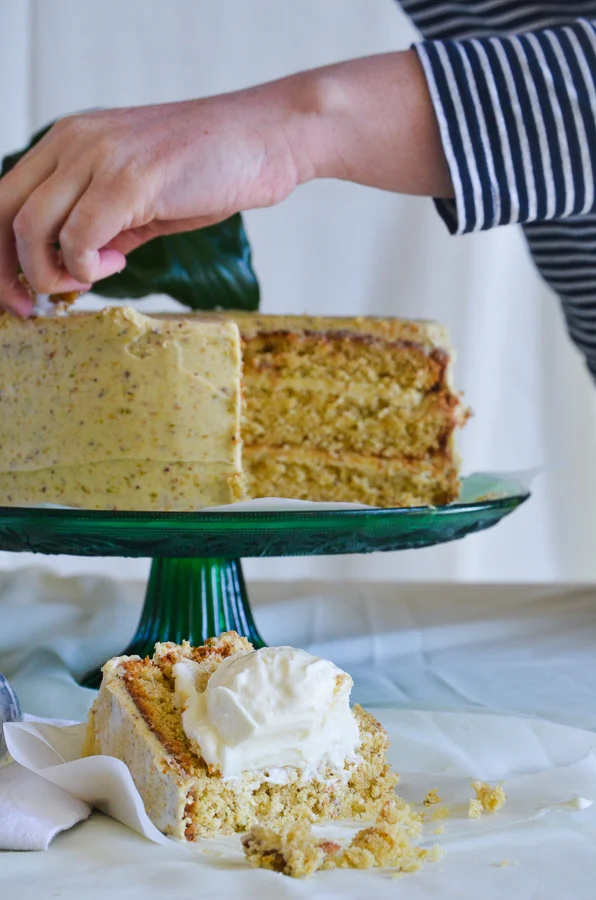 Double Pistachio Cake