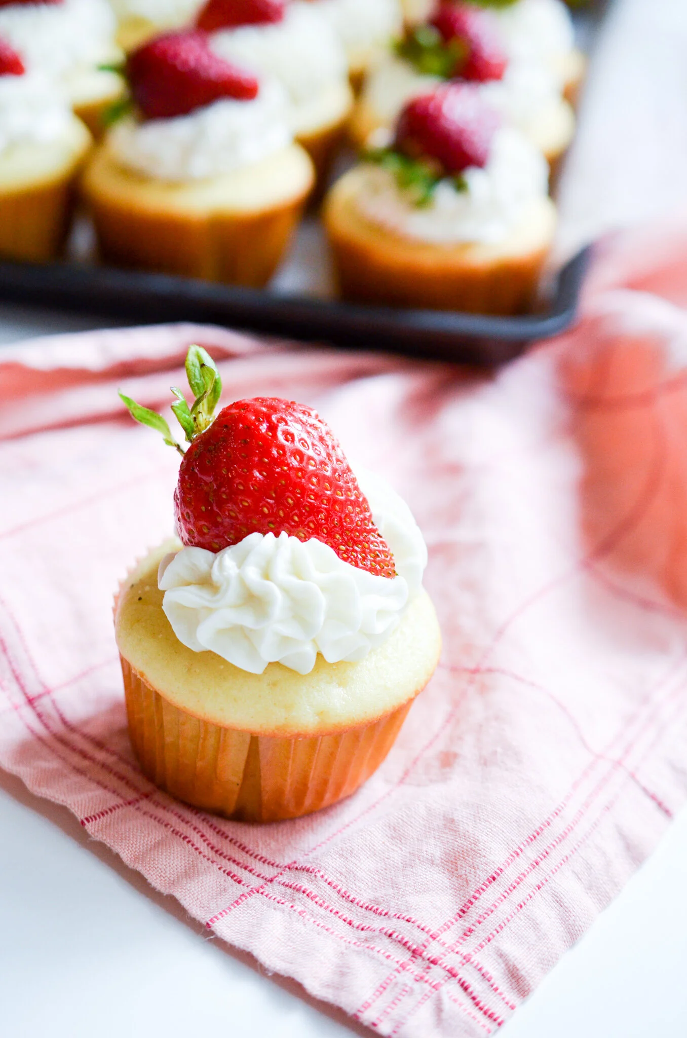 Strawberry Shortcake Cupcakes