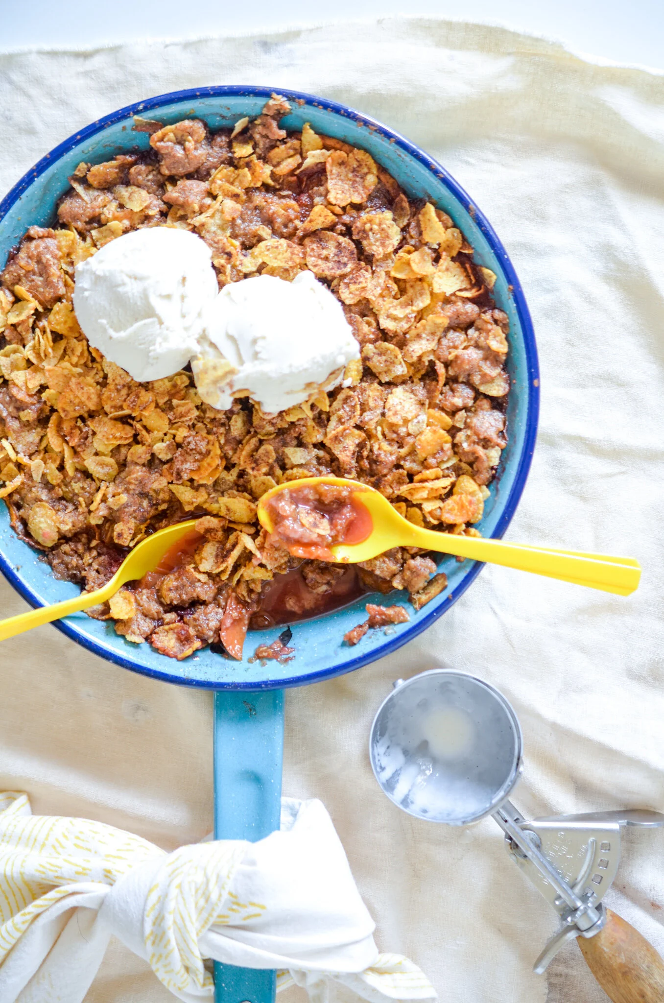 Brown Butter Cornflake Crisp