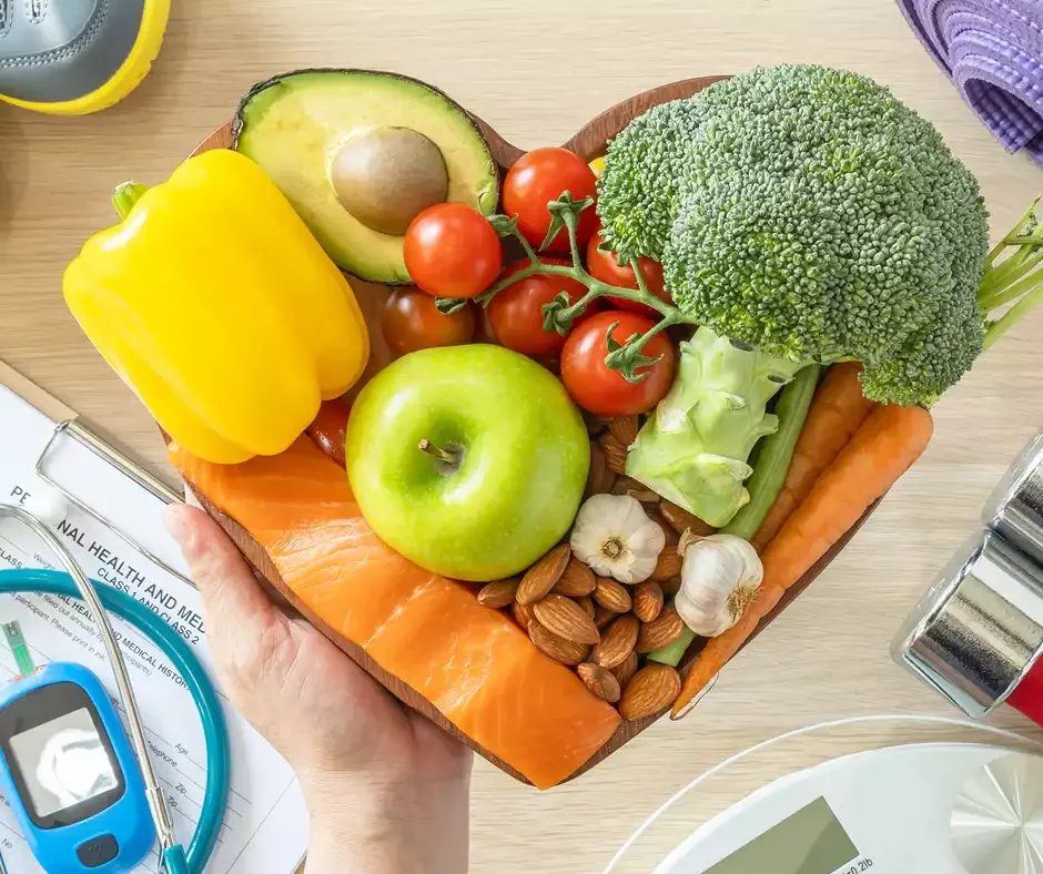 image showing healthy diet recommended with nad therapy