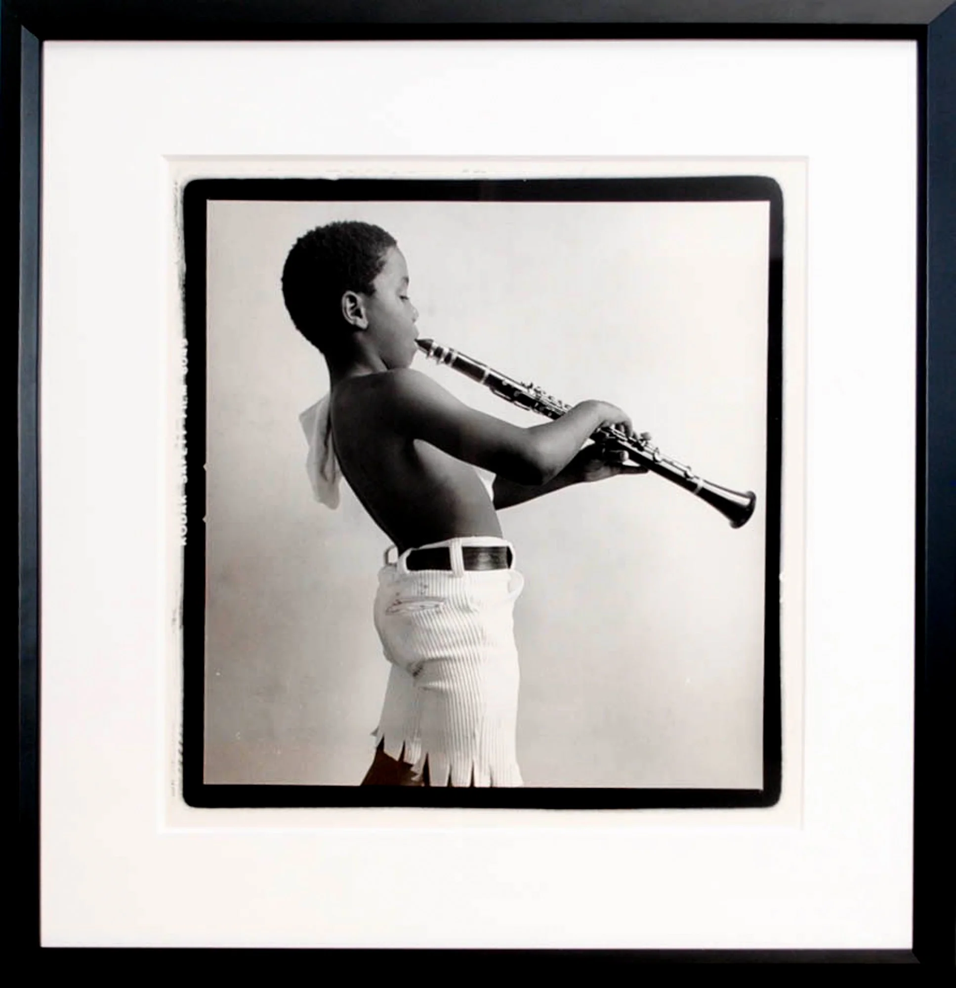 George Valentine Dureau (American/New Orleans, 1930-2014) Matthew (Pee Wee) Brock , 1977 Silver gelatin print, signed and dated en verso, image 14 1/2 x 14 1/2 in. Archivally framed and matted, 23 x 23 in.