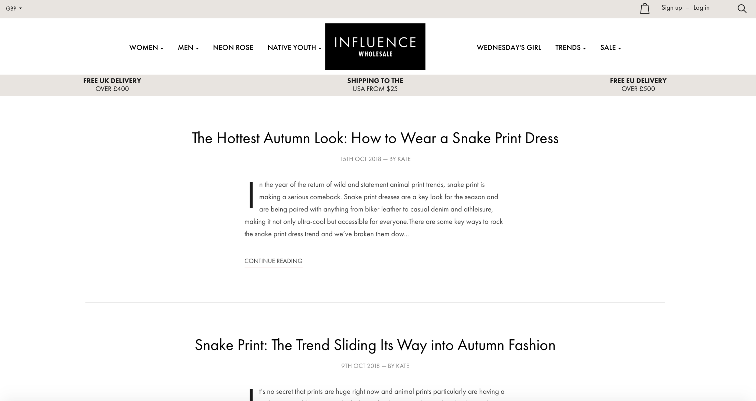 influence fashion blog content creation