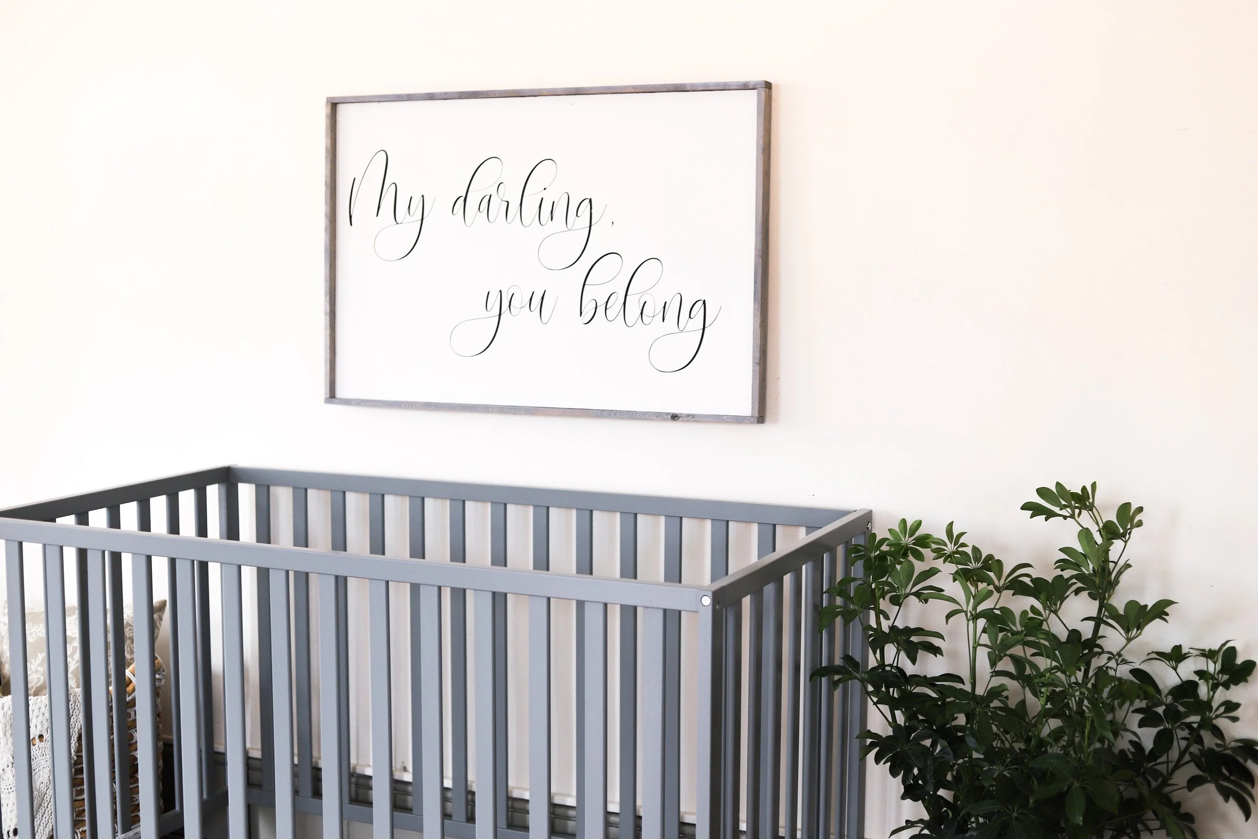 above crib decor