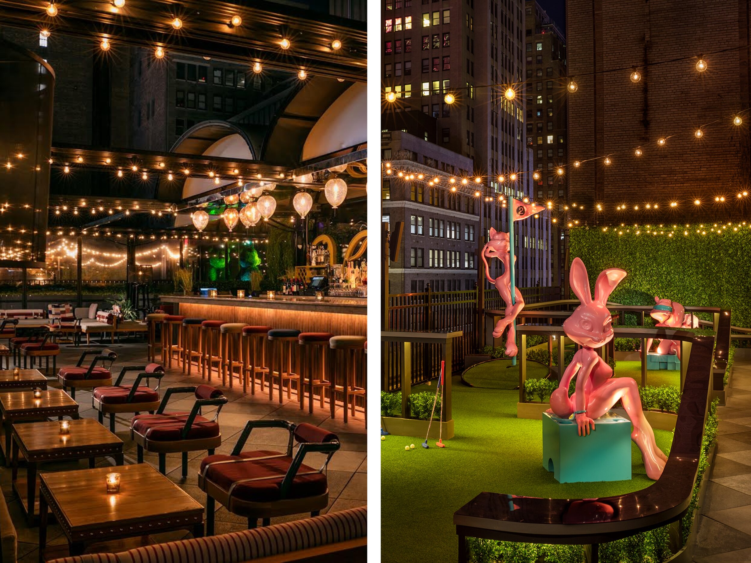 Magic Hour Rooftop Bar &amp; Lounge at The MOXY  Times Square