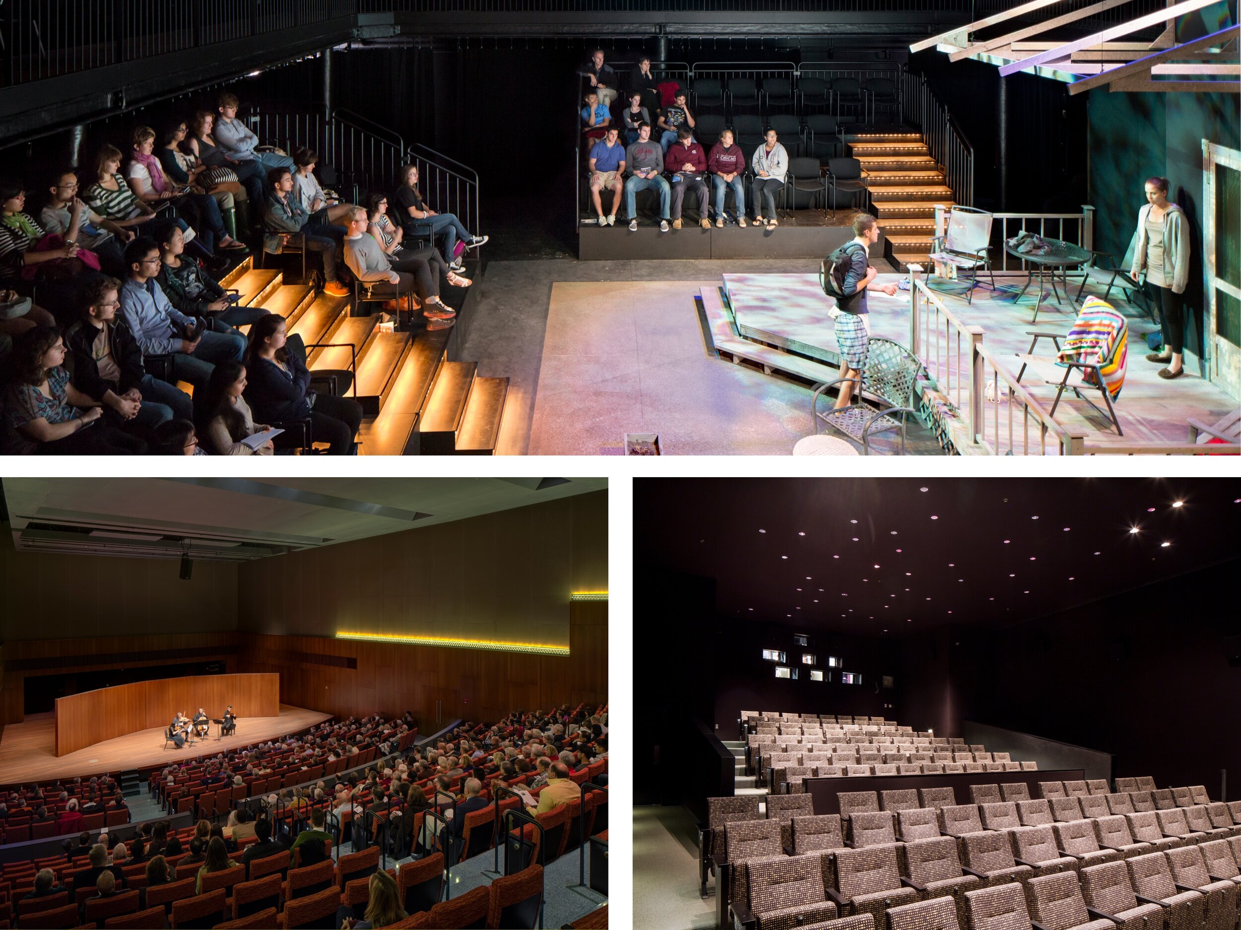 Theaters at The Logan Center for the Visual &amp; Performing Arts at The University of Chicago