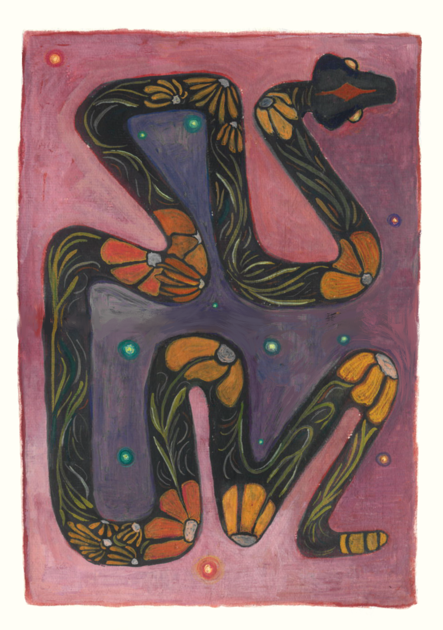 Unusual Serpent | Signed 5x7 Print