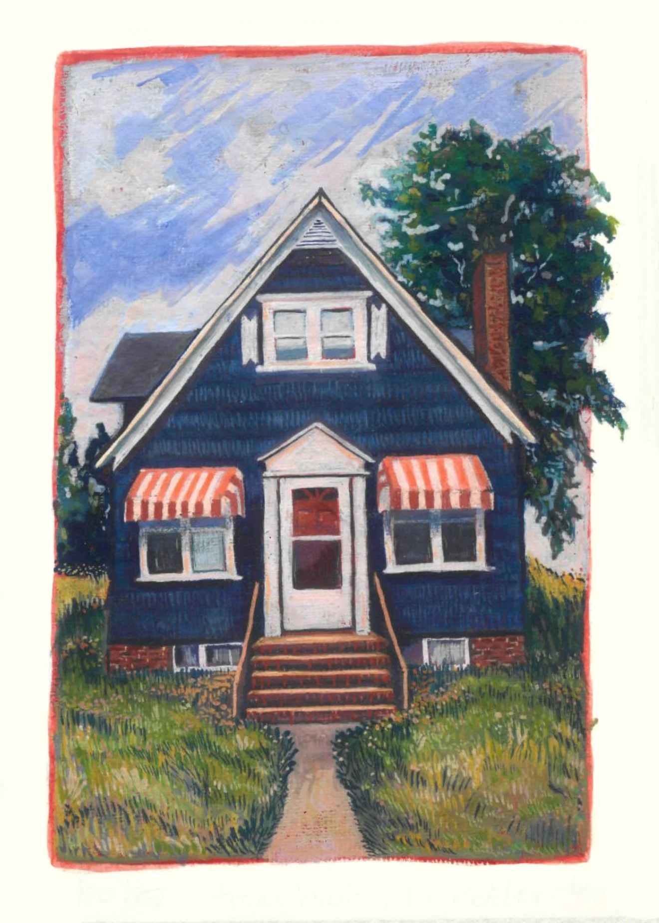 The Jersey House | Signed 5x7 Print