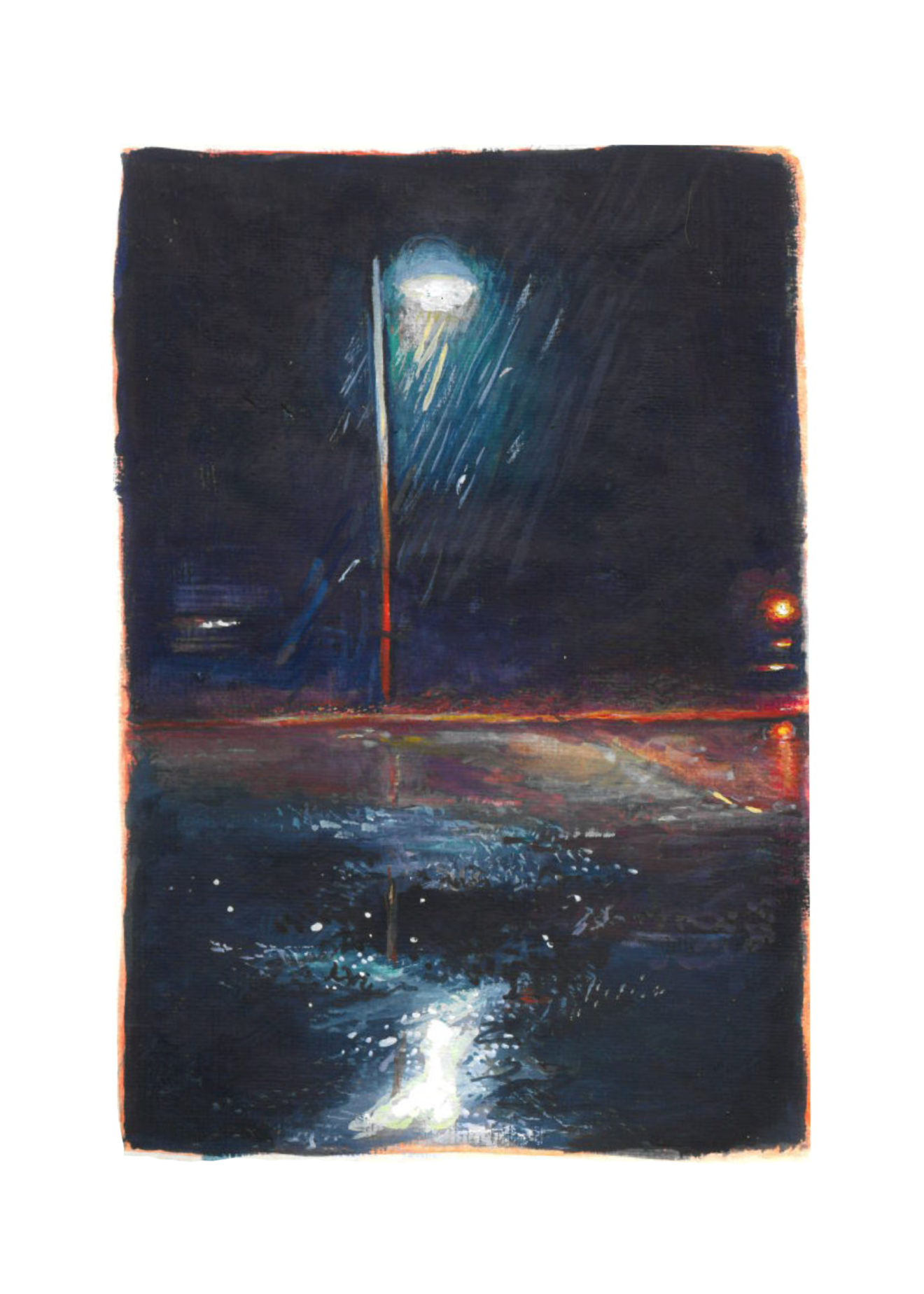 Rain on the Pavement | Signed 5x7 Print