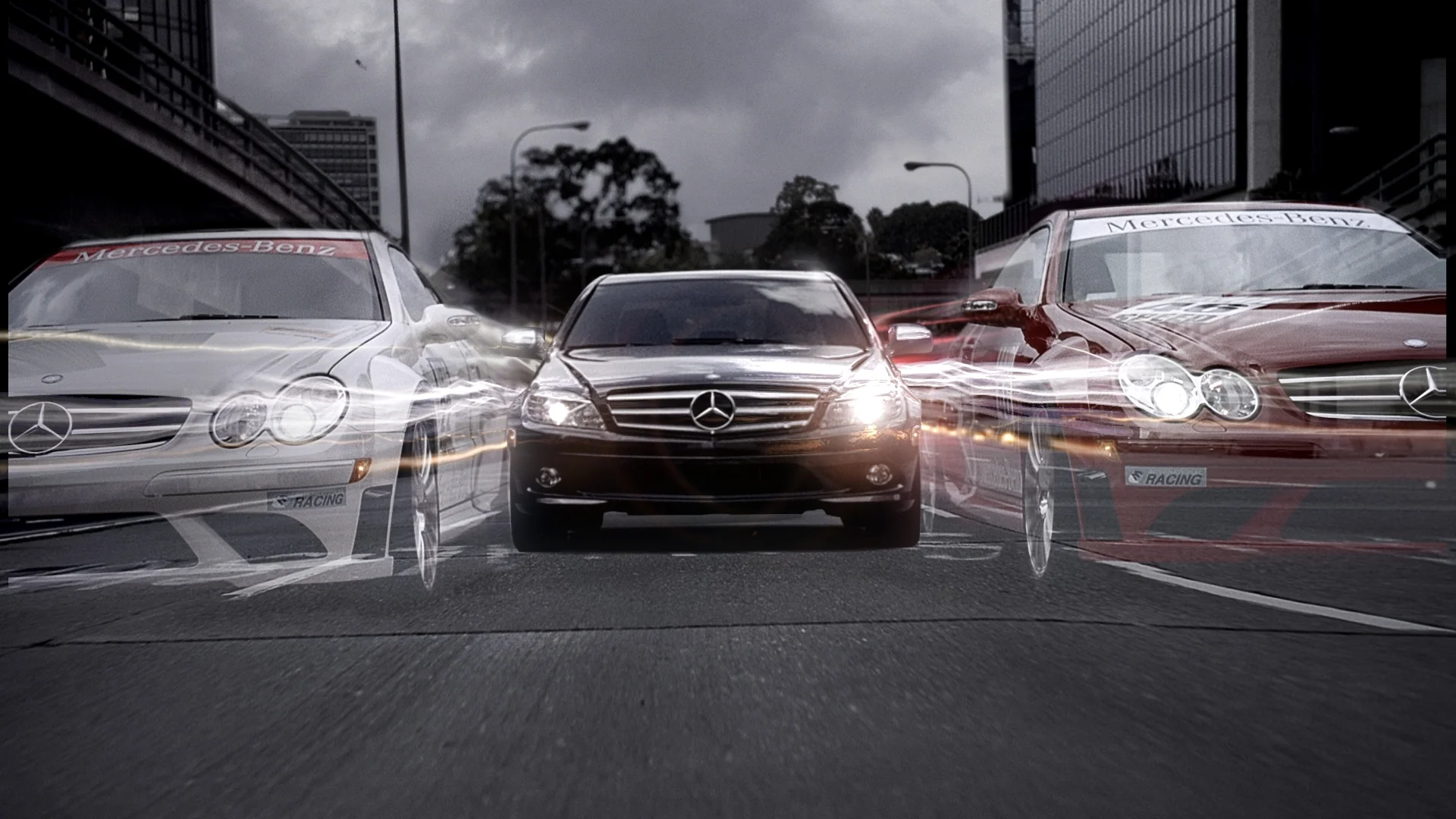 MERCEDES C-CLASS // Projections