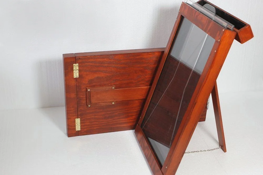 Wetplate collodion fixer boxes