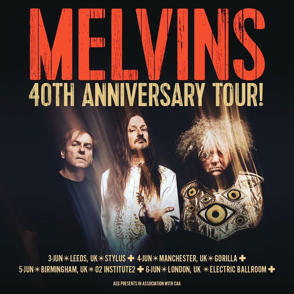 Any civilians out there going to this @melvinsdotcom show at the @electricballroomcamden tonight? Stupidly I waited too long to get tickets for it and I see that it&rsquo;s fully sold out tonight! Shame&hellip;

*UPDATE - apparently there is an undis