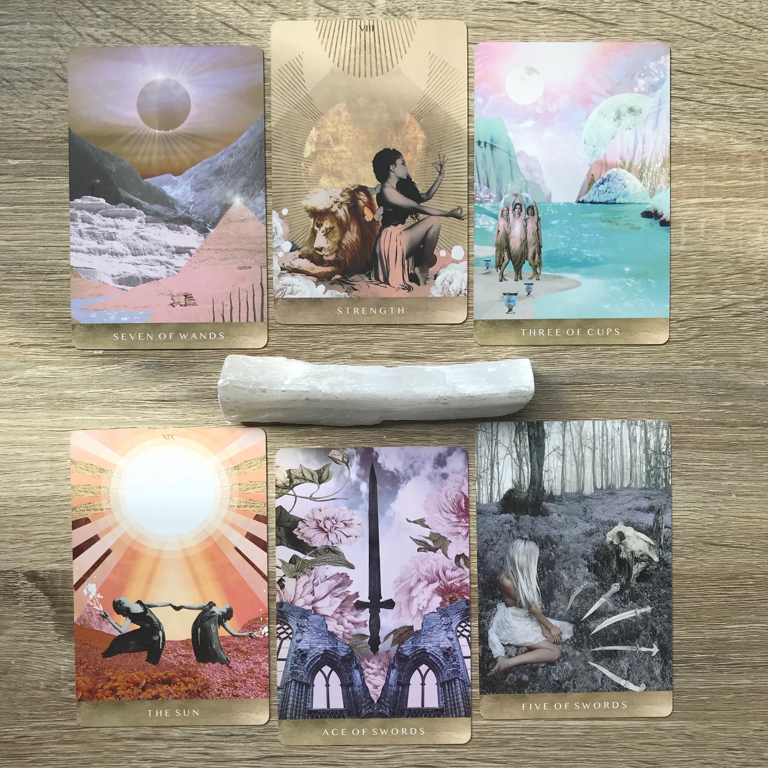 deck interview spread for the moonchild tarot.