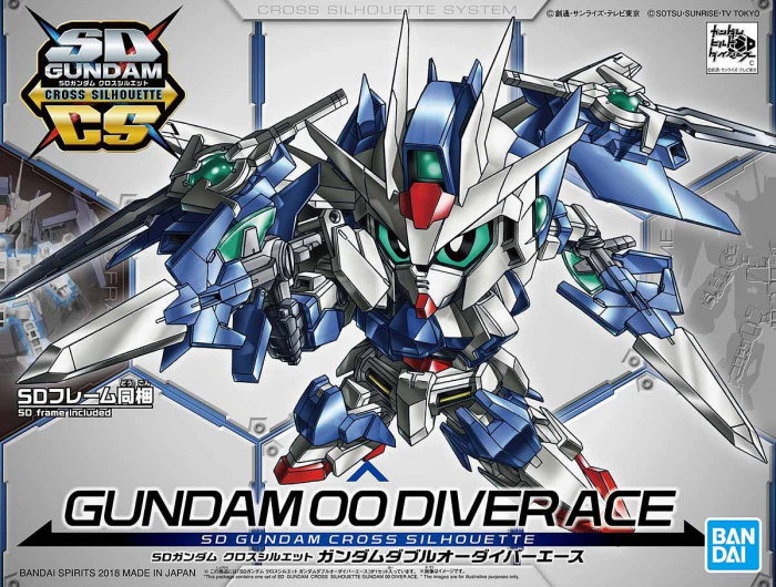SD GUNDAM CROSS SILHOUETTE GUNDAM 00 DIVER ACE - 4573102553430