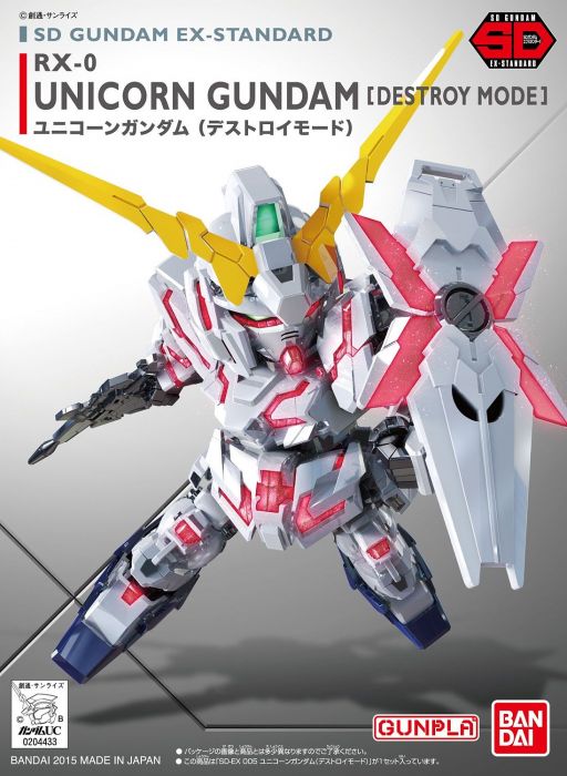 SD GUNDAM EX STANDARD UNICORN GUNDAM DESTROY MODE - 689549417984