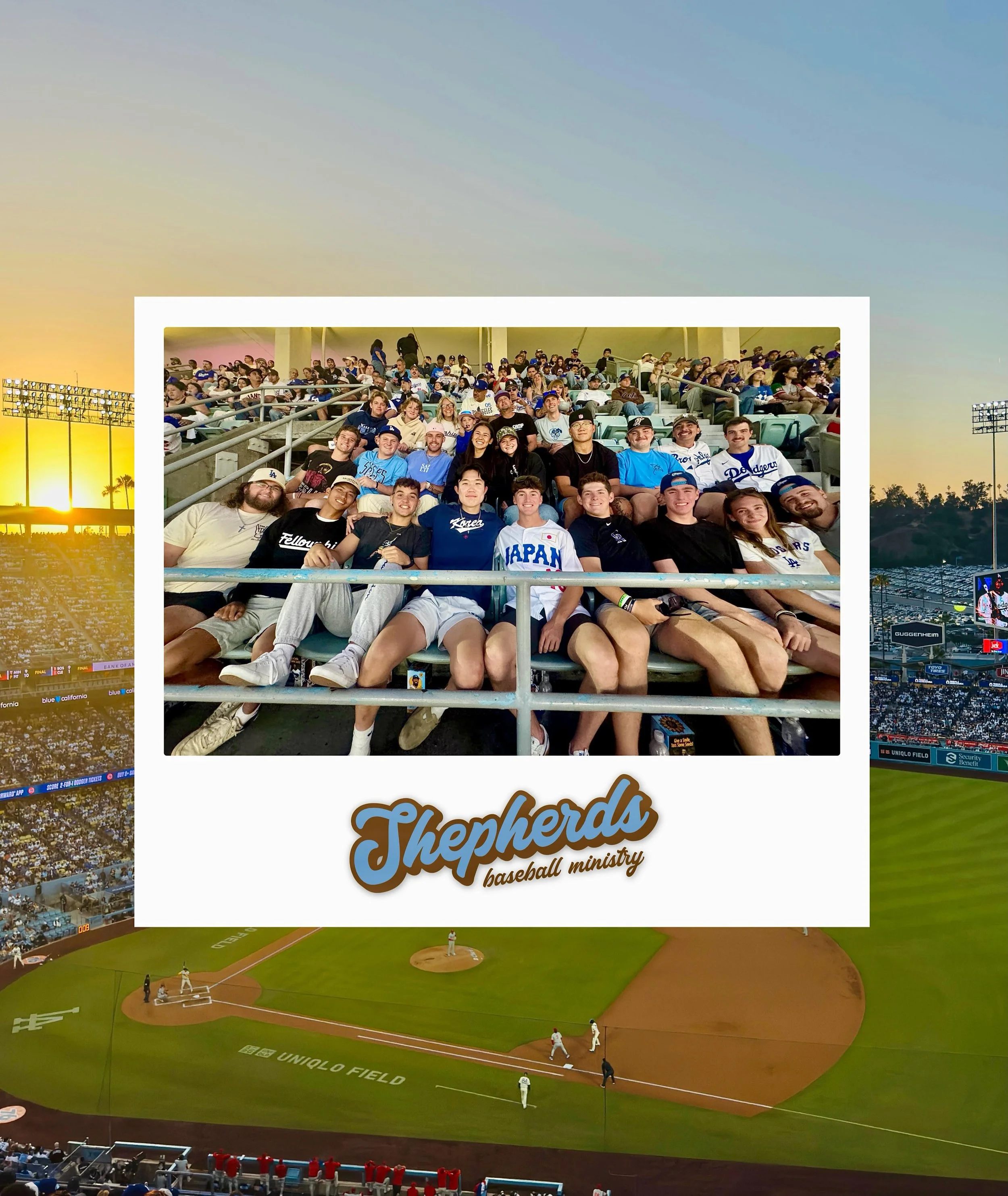 Kicking off our summer with our first stadium stop at Dodger Stadium ⚾️🌆🔵

Grateful for moments like these with the Shepherds &mdash; growing closer, making memories, and enjoying the game we all love 🤙

#DevelopTrainEmpower #Sheps #PROVEN