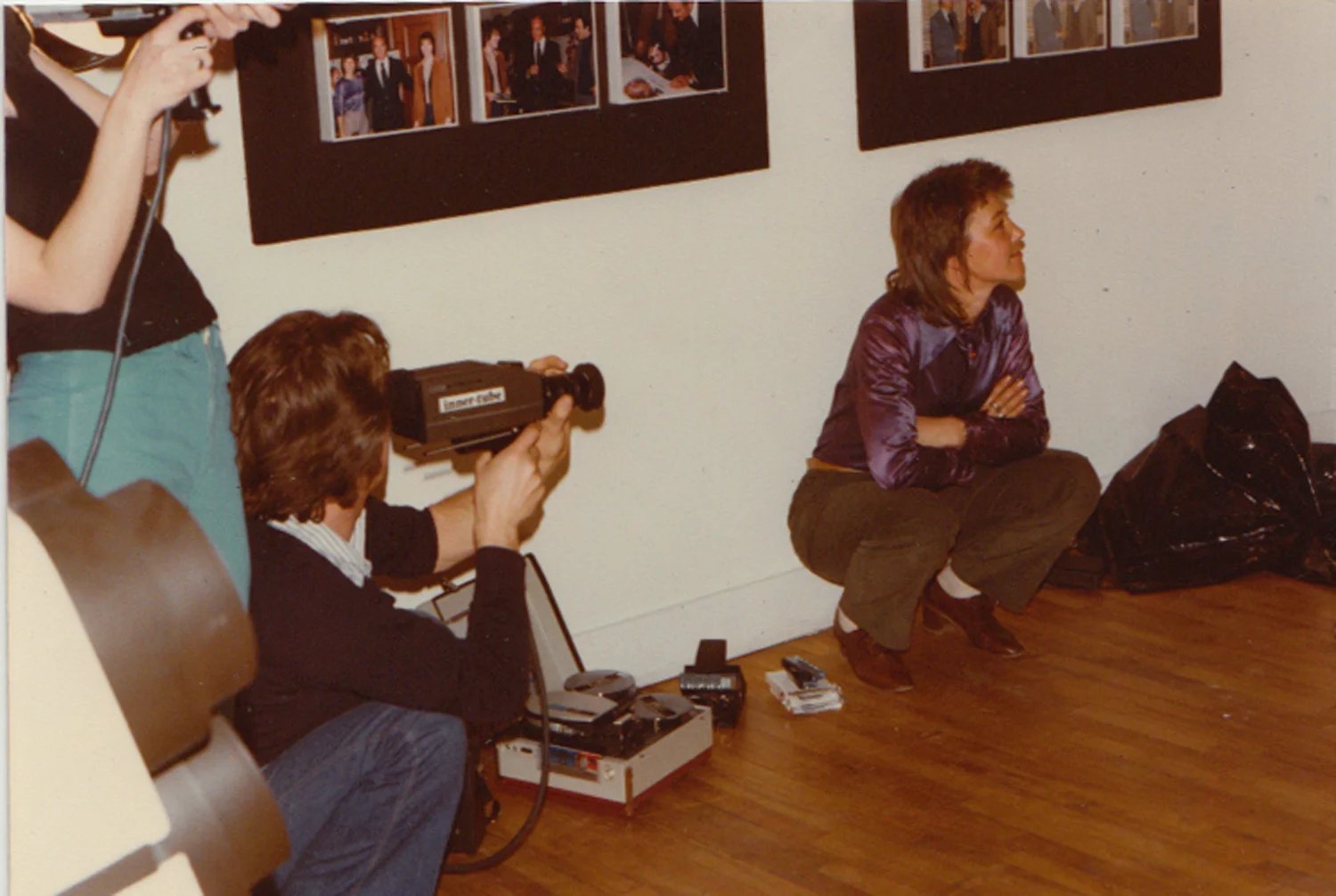 Paul Tschinkel documenting the Robert Freidus opening
