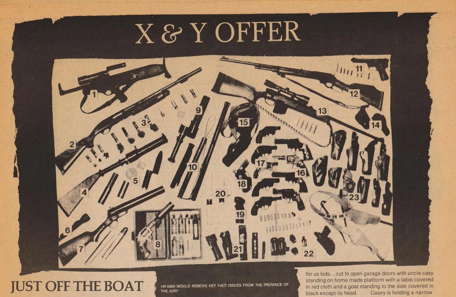 Coleen Fitzgibbon and Robin Winters, X & Y OFFER, X Magazine, Vol. 2, Issues 4,5,6, May 1978