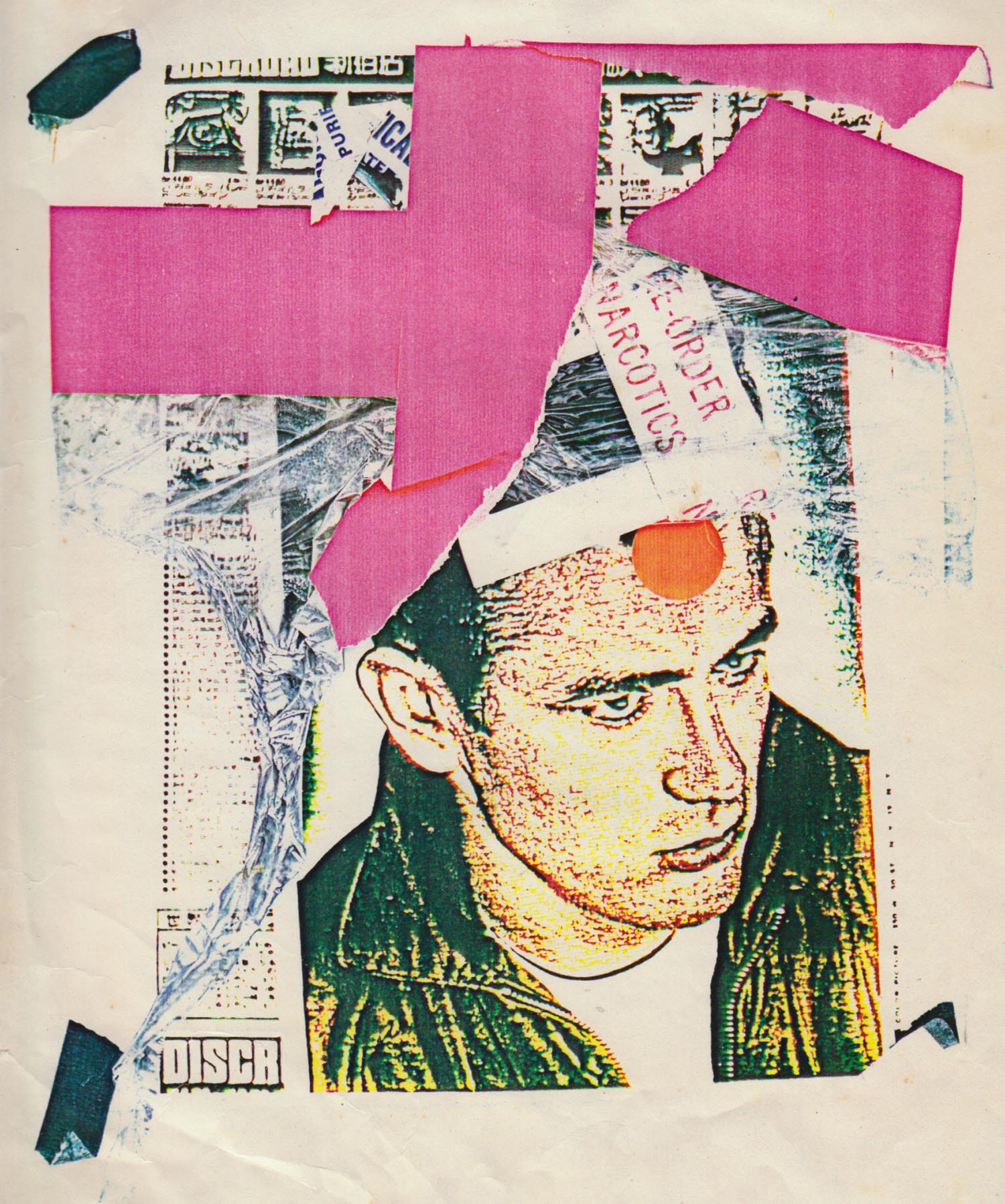 Leslie Schiff, Blow Up, color Xerox, 1978