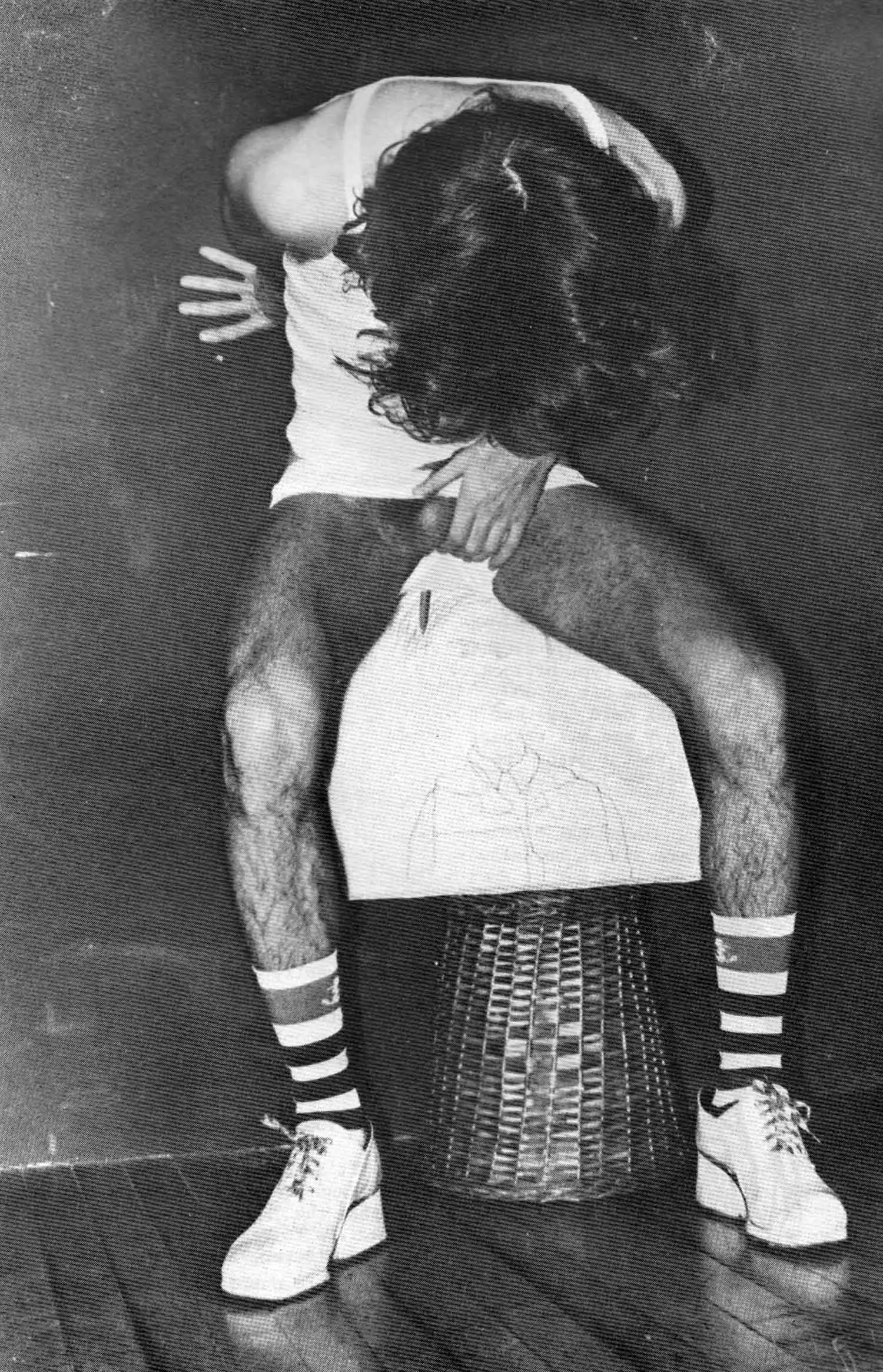 Neke Carson painting, 1972. Photo by Anton Perich