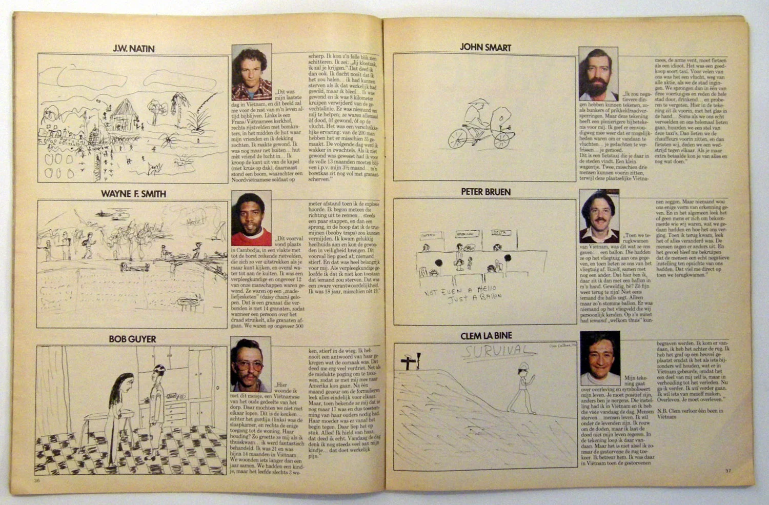Vietnam War Veterans Draw Their War Experiences, September 25, 1981