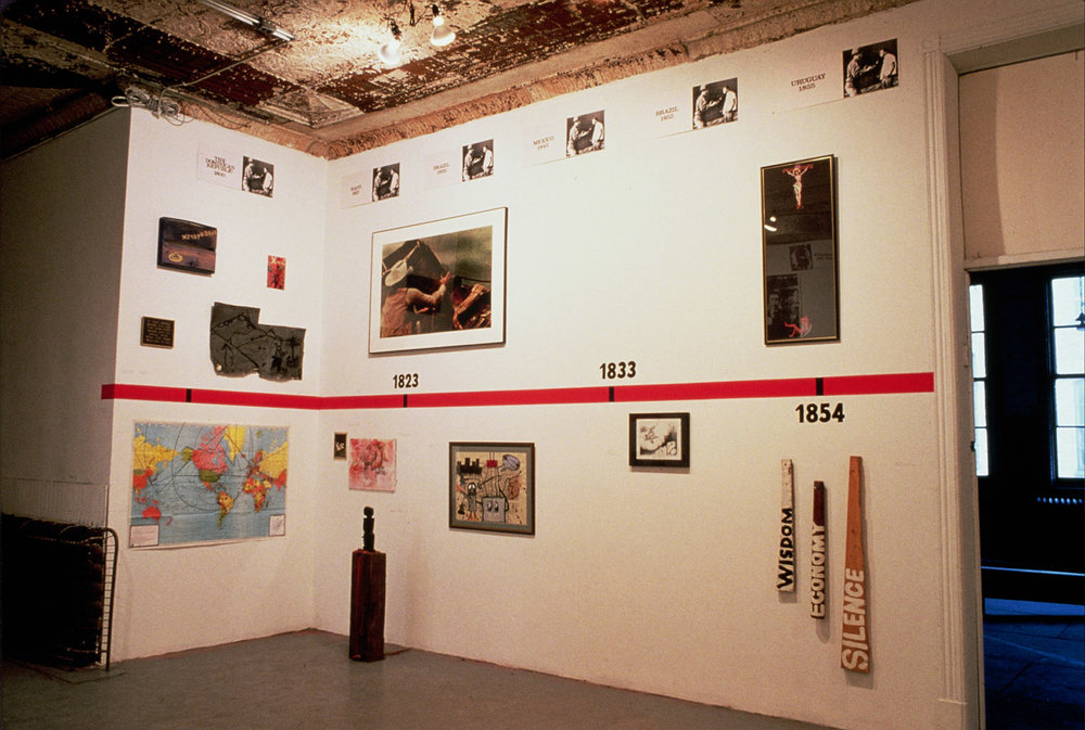 Group Material, "Timeline" exhibition at P.S.1, 1984