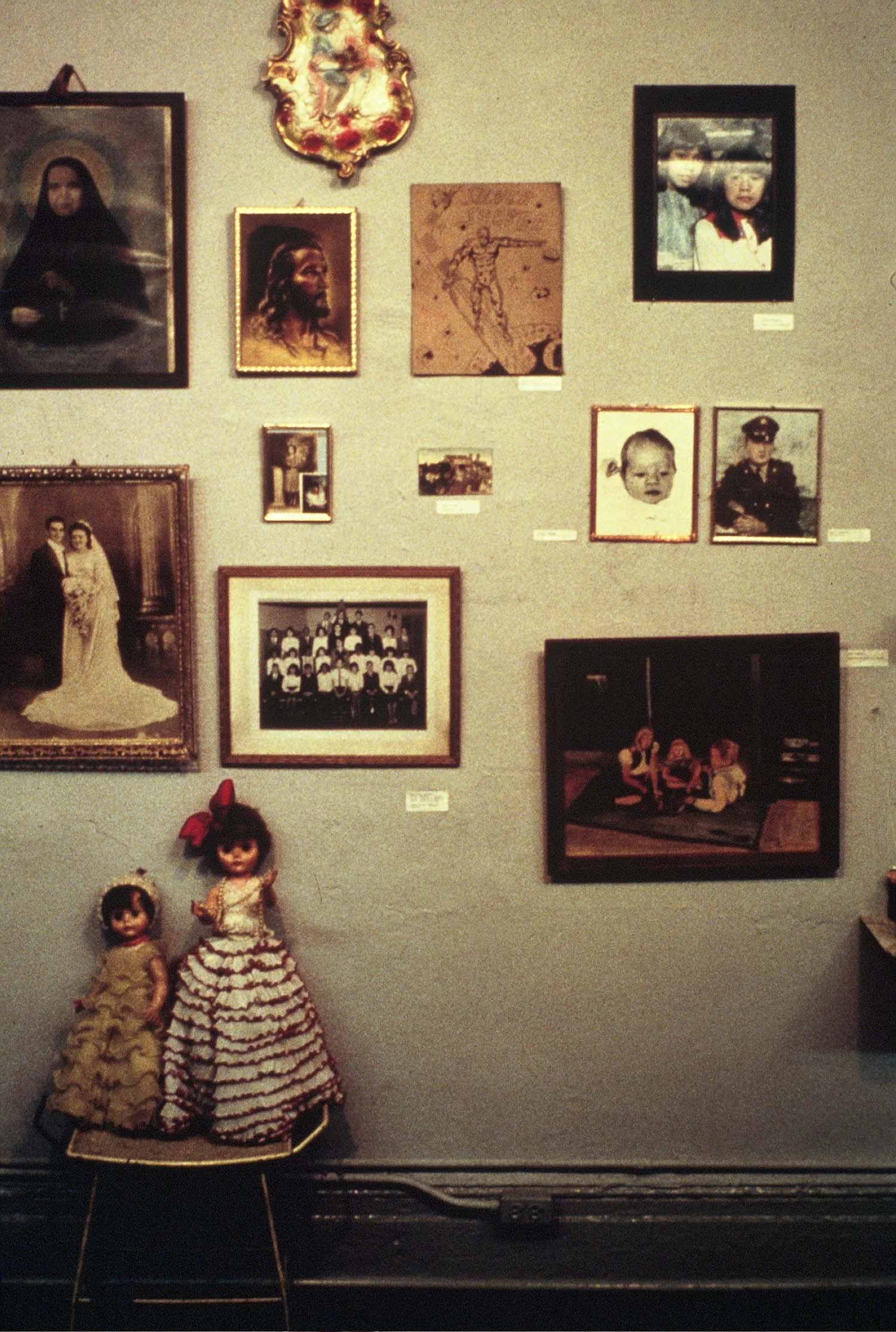 "Arroz con Mango" installation view, a Group Material show of art and personal treasures gathered in the neighborhood