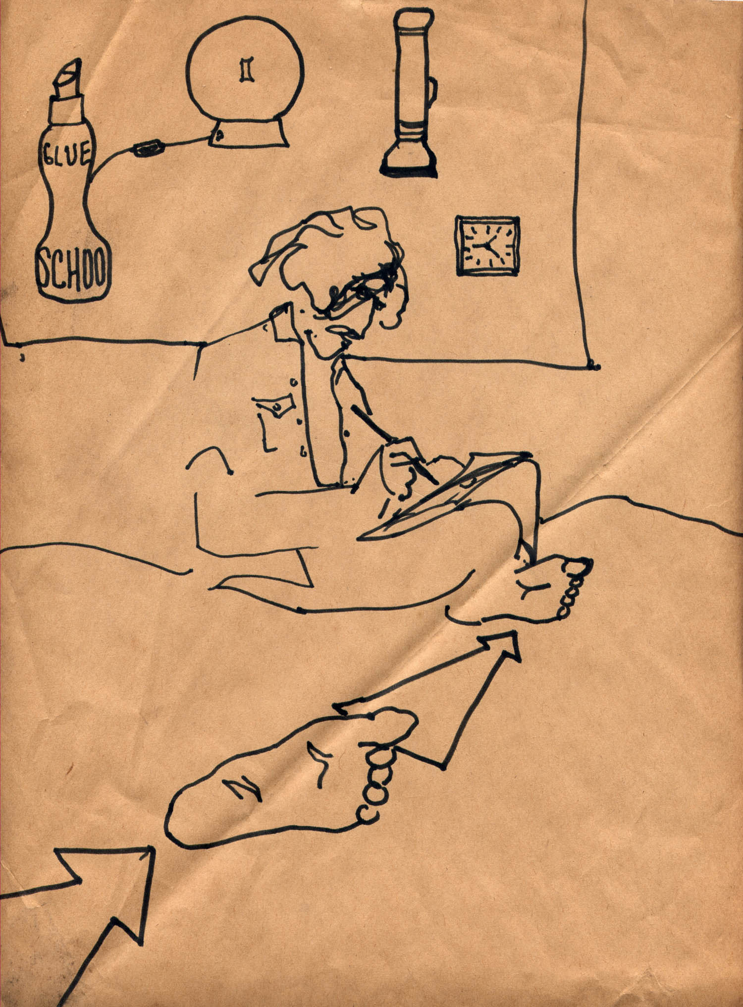 Carla Dee Ellis, “Marc Drawing”, 1969.