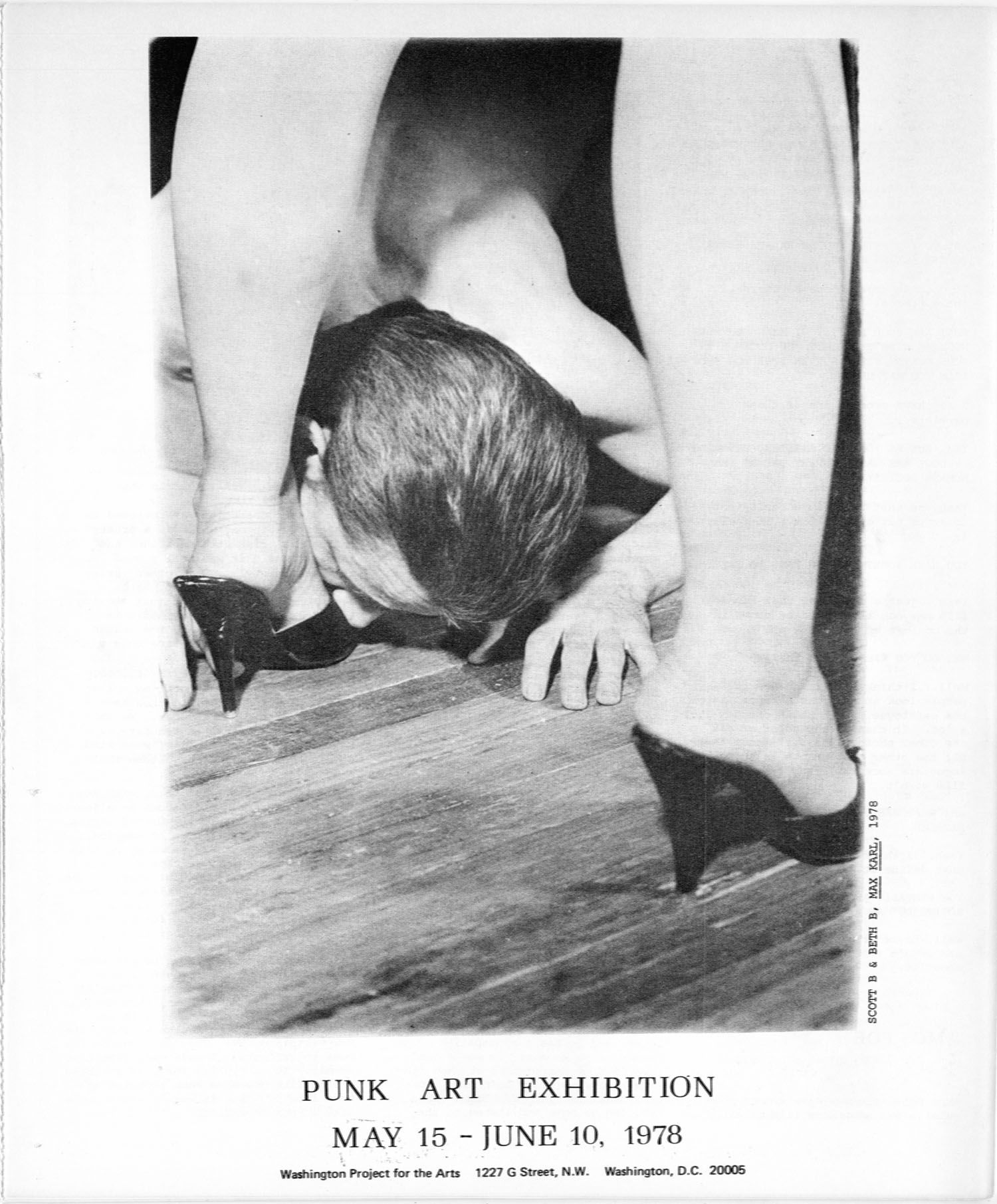 Back cover: Scott B & Beth B, Max Karl, 1978
