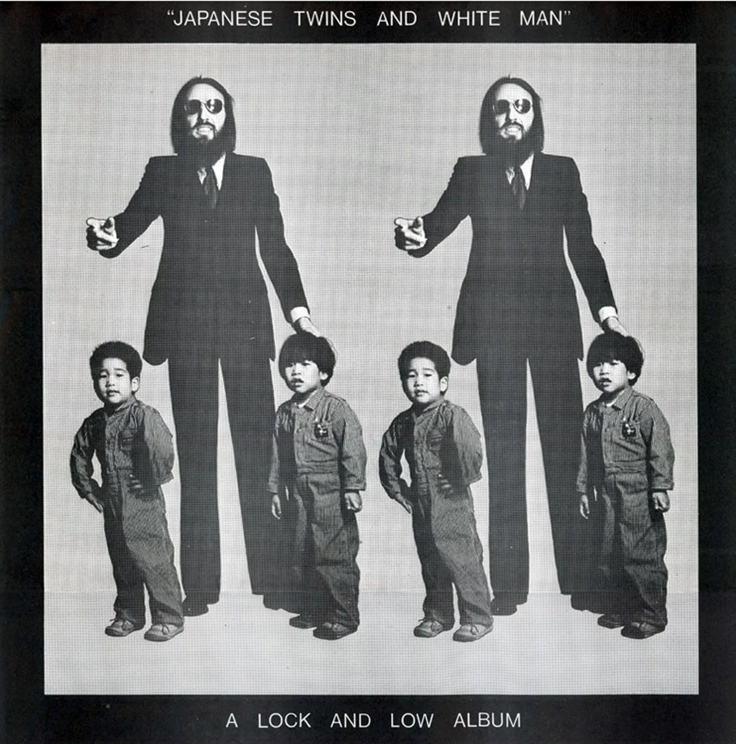 Ear Wax Records, Ernest Gusella, Japanese Twins and White Man, Album Poster.