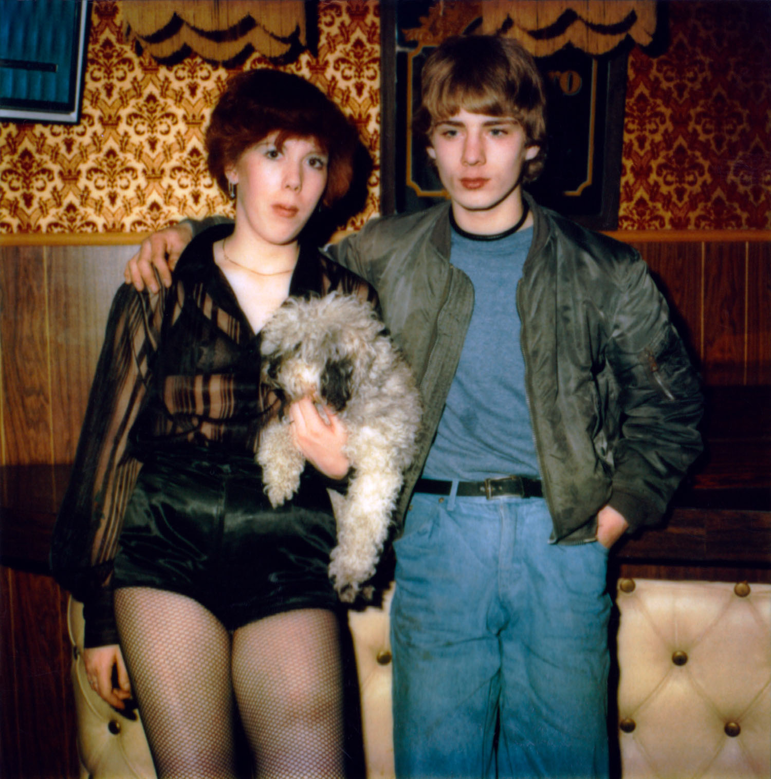 Sister and brother at Café de Waag