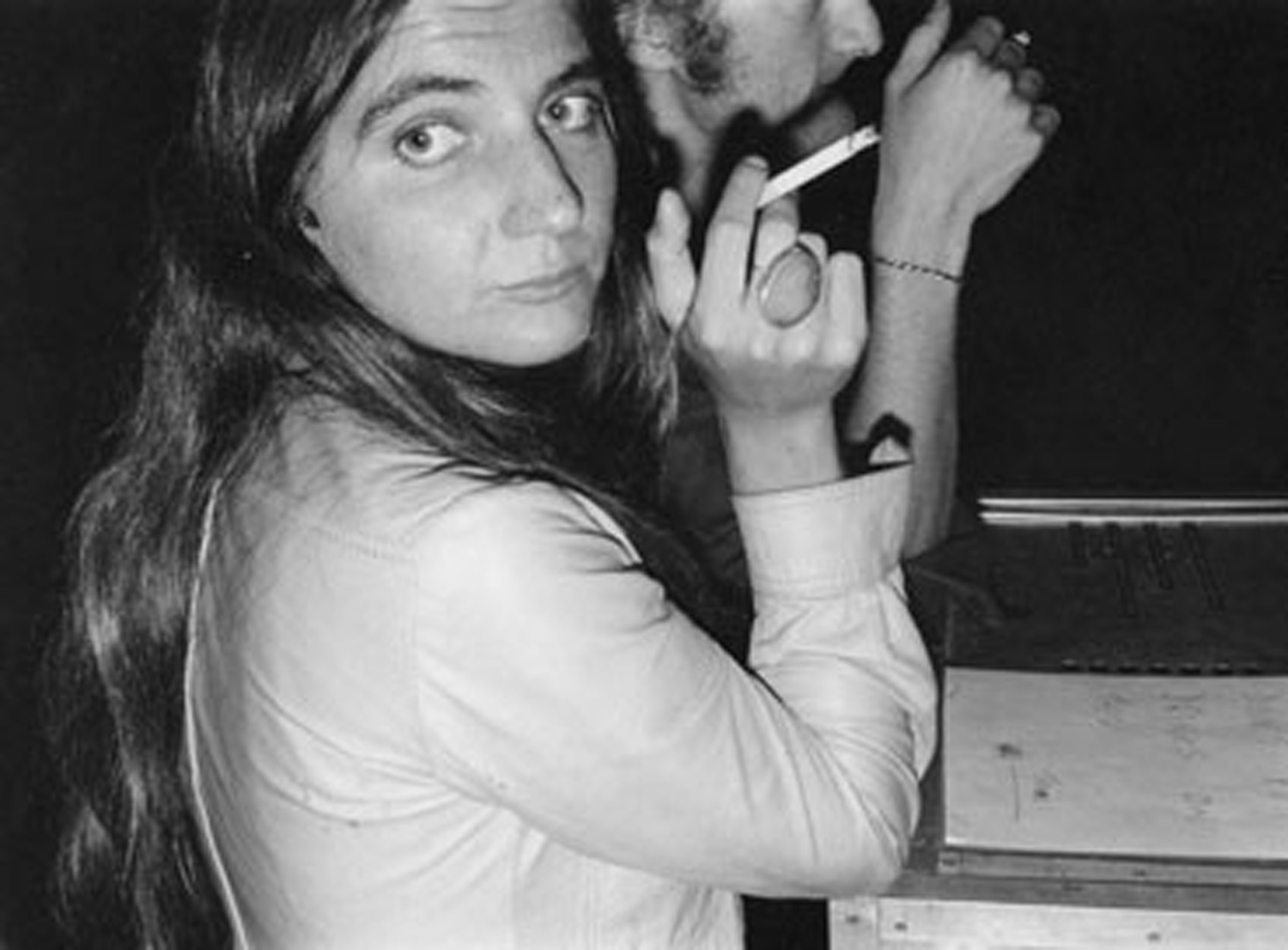 Edit DeAk, curator of "Not Photography" show. Photo by Marcia Resnick