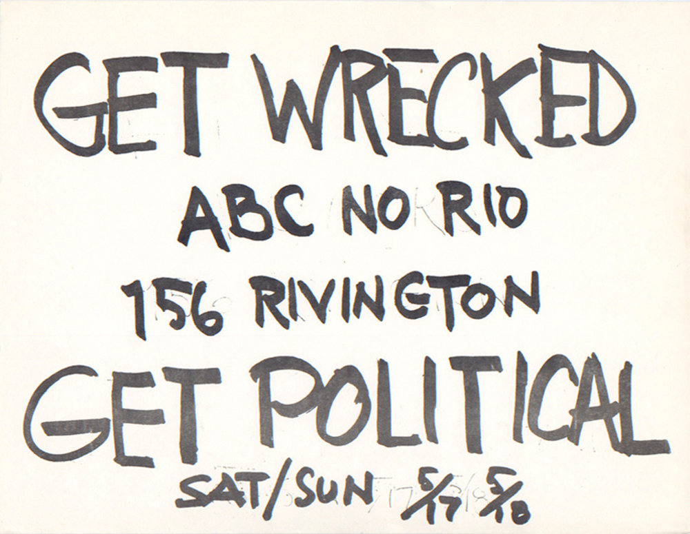 ABC No Rio Poster, 1980