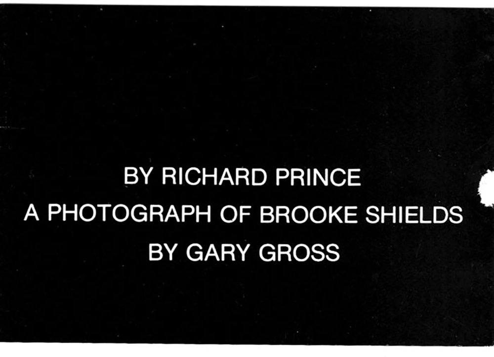 Spiritual America, Richard Prince, Spiritual America, Card, 1983