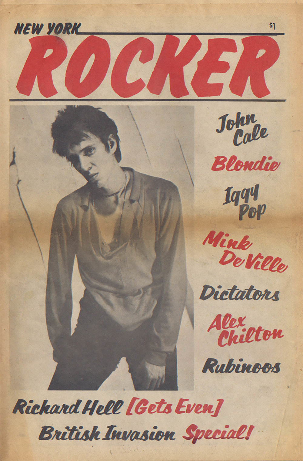 Richard Hell, Iggy Pop, Blondie; Issue No. 7, June, 1977