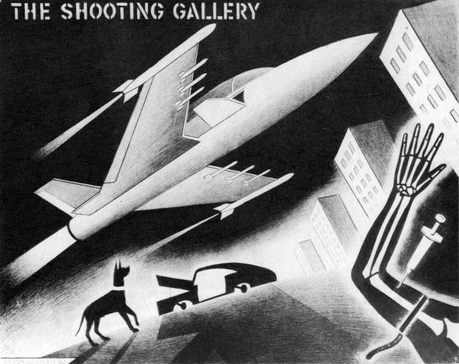 Anton Van Dalen, Shooting Gallery , photocopy