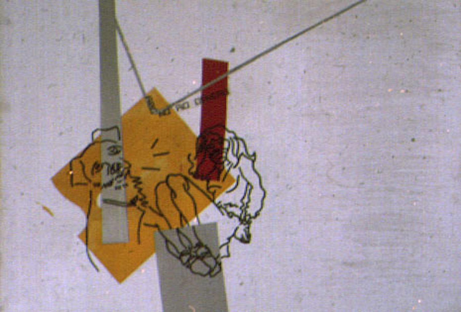 Judy Rifka, mixed media on canvas