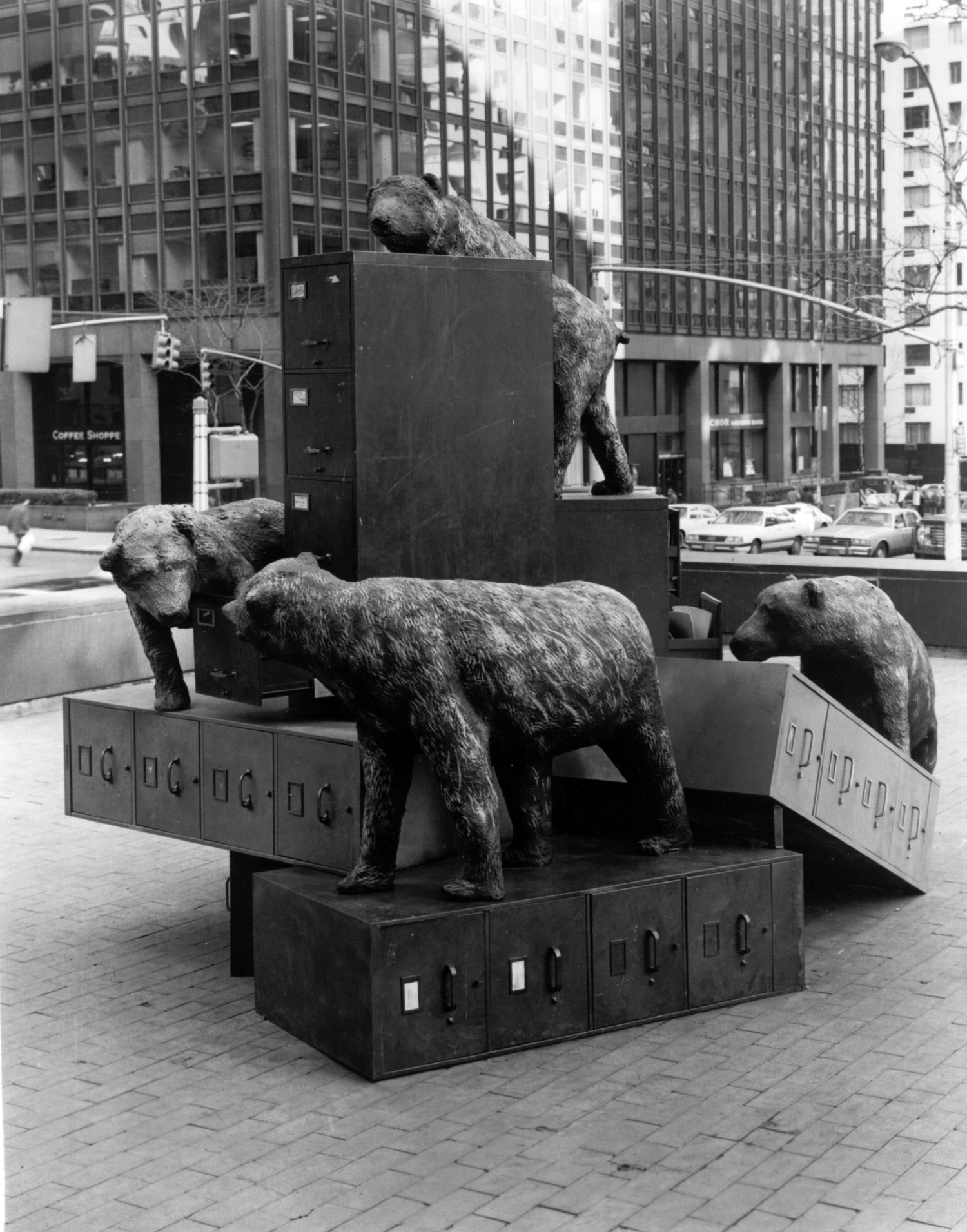 Christy Rupp, Hire Intelligence , designcoat and metal, 1983. Photo by Peter Bellamy