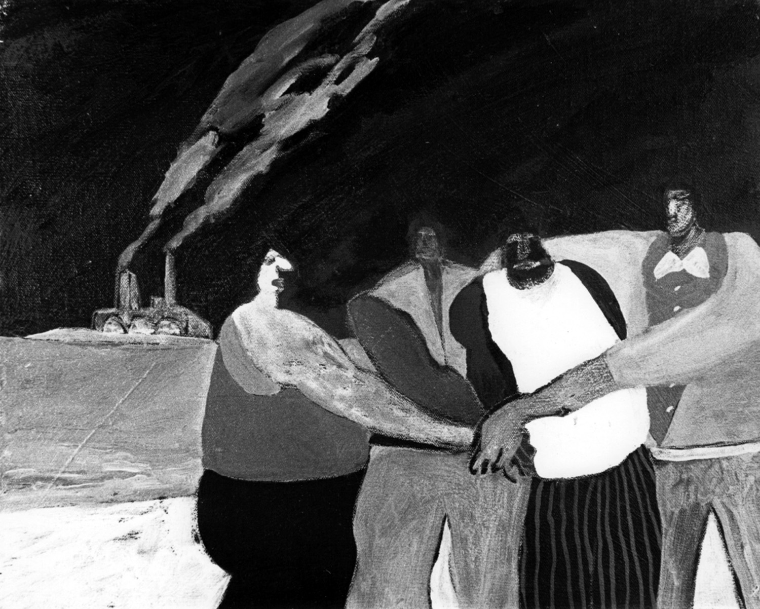 Scott Miller, Race Relations , oil on board