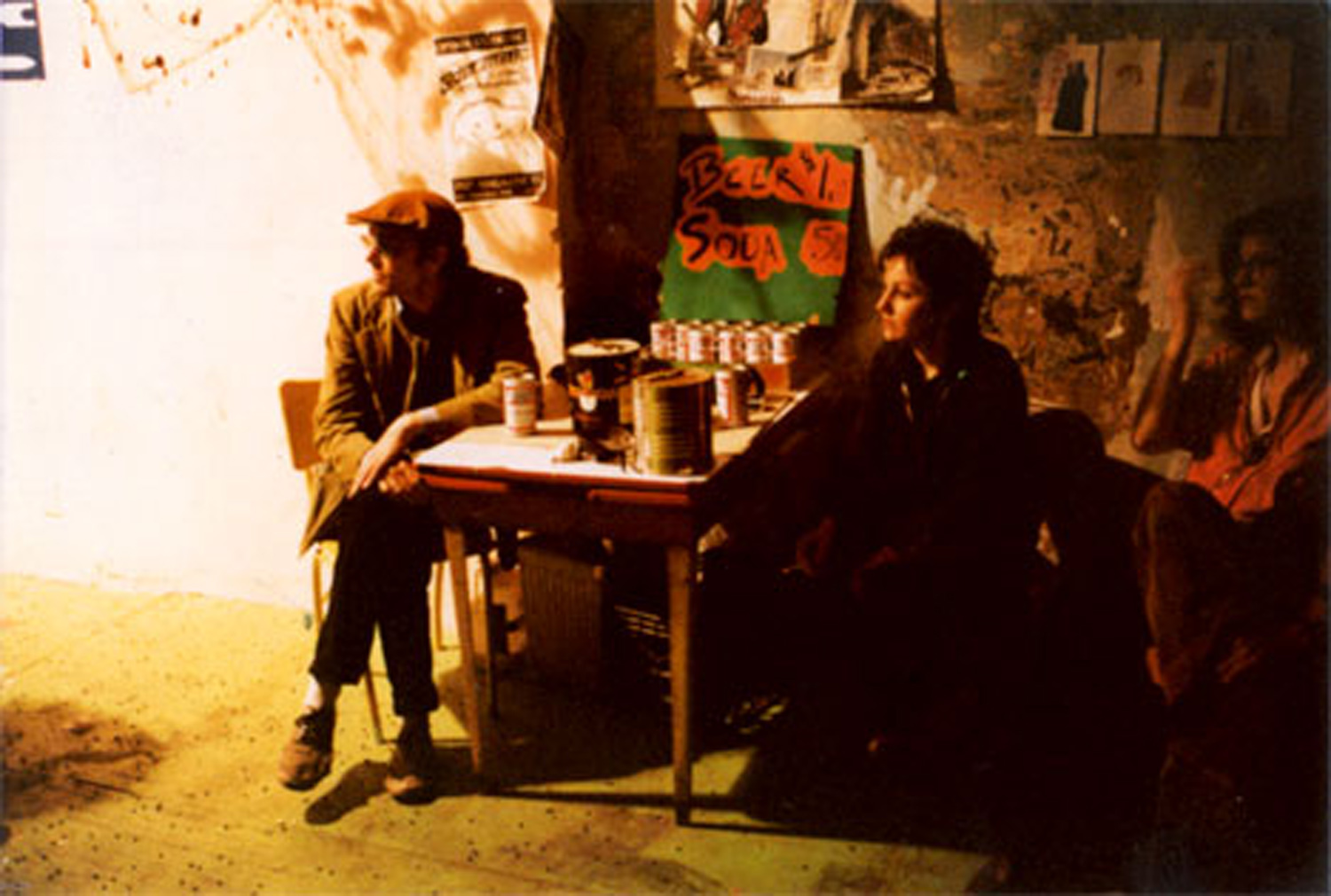 John Van Saun and Virginia Piersol watch the band from the bar. Photo by George Shustowicz