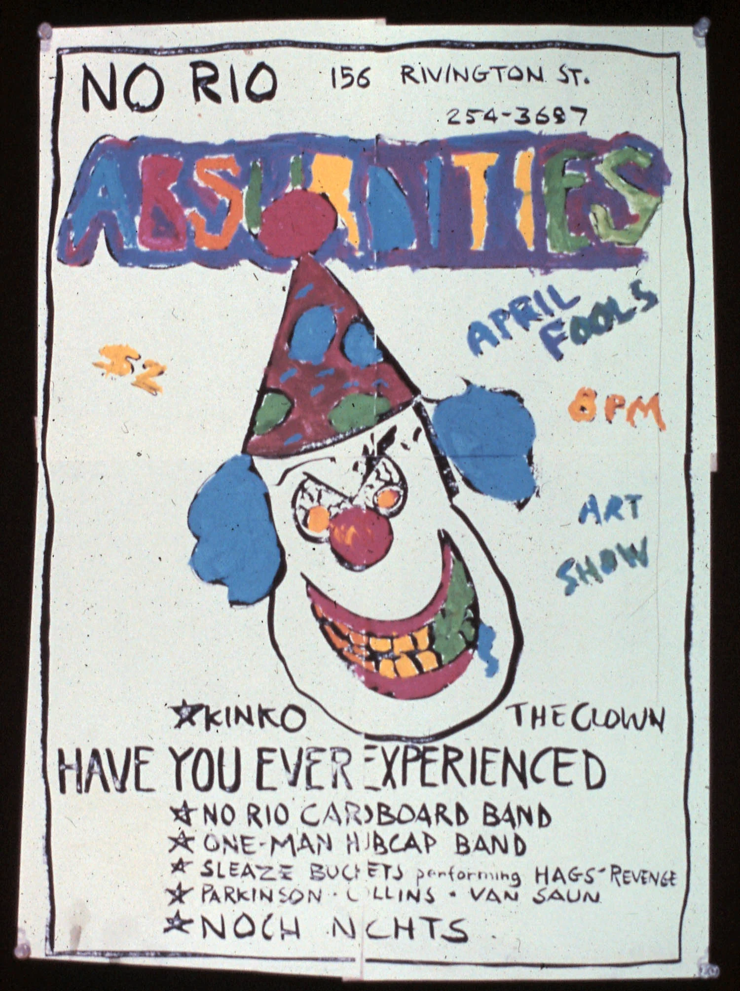 Poster design by Bobby G and William Scott