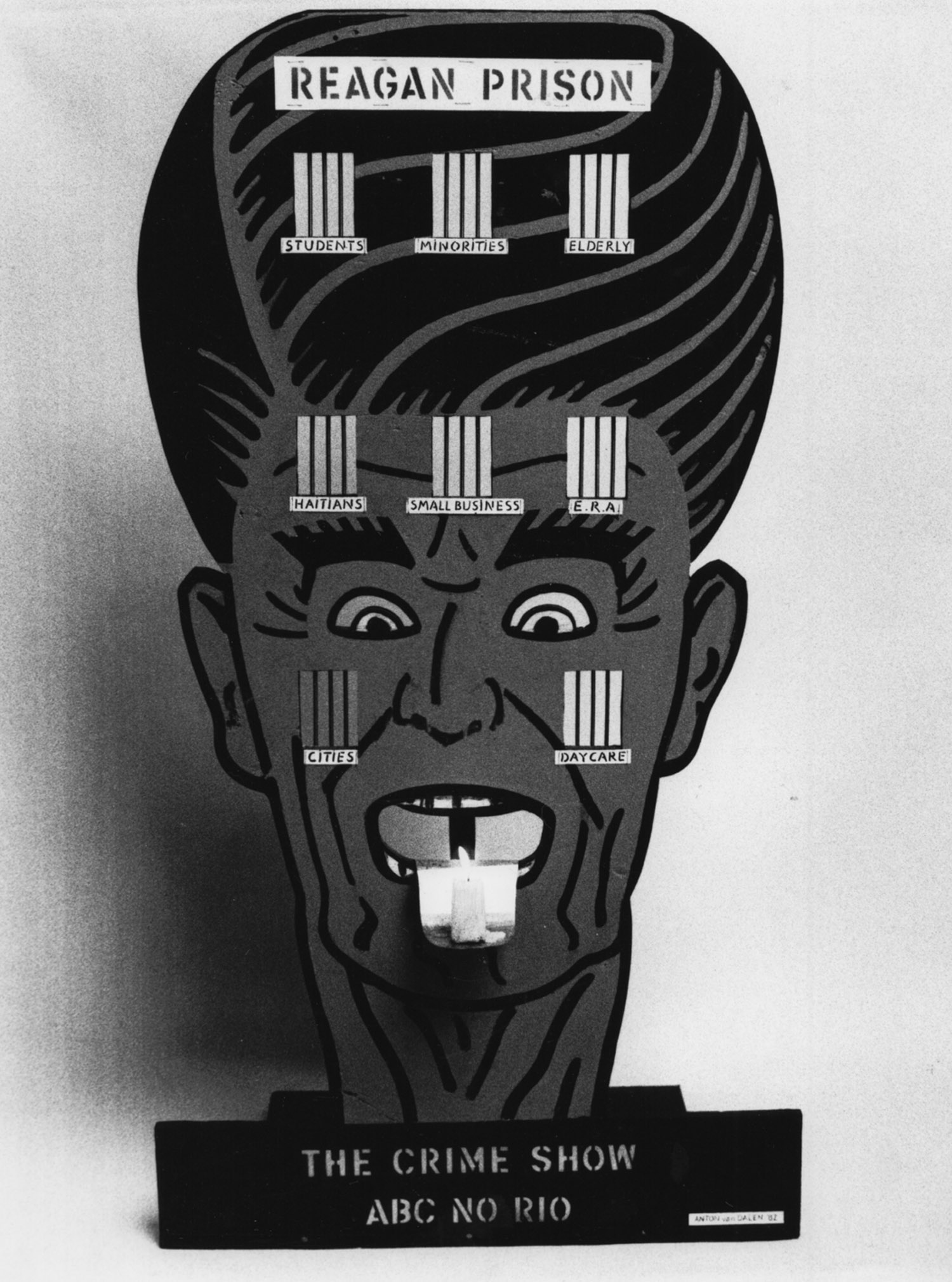 Reagan Prison , construction by Anton Van Dalen