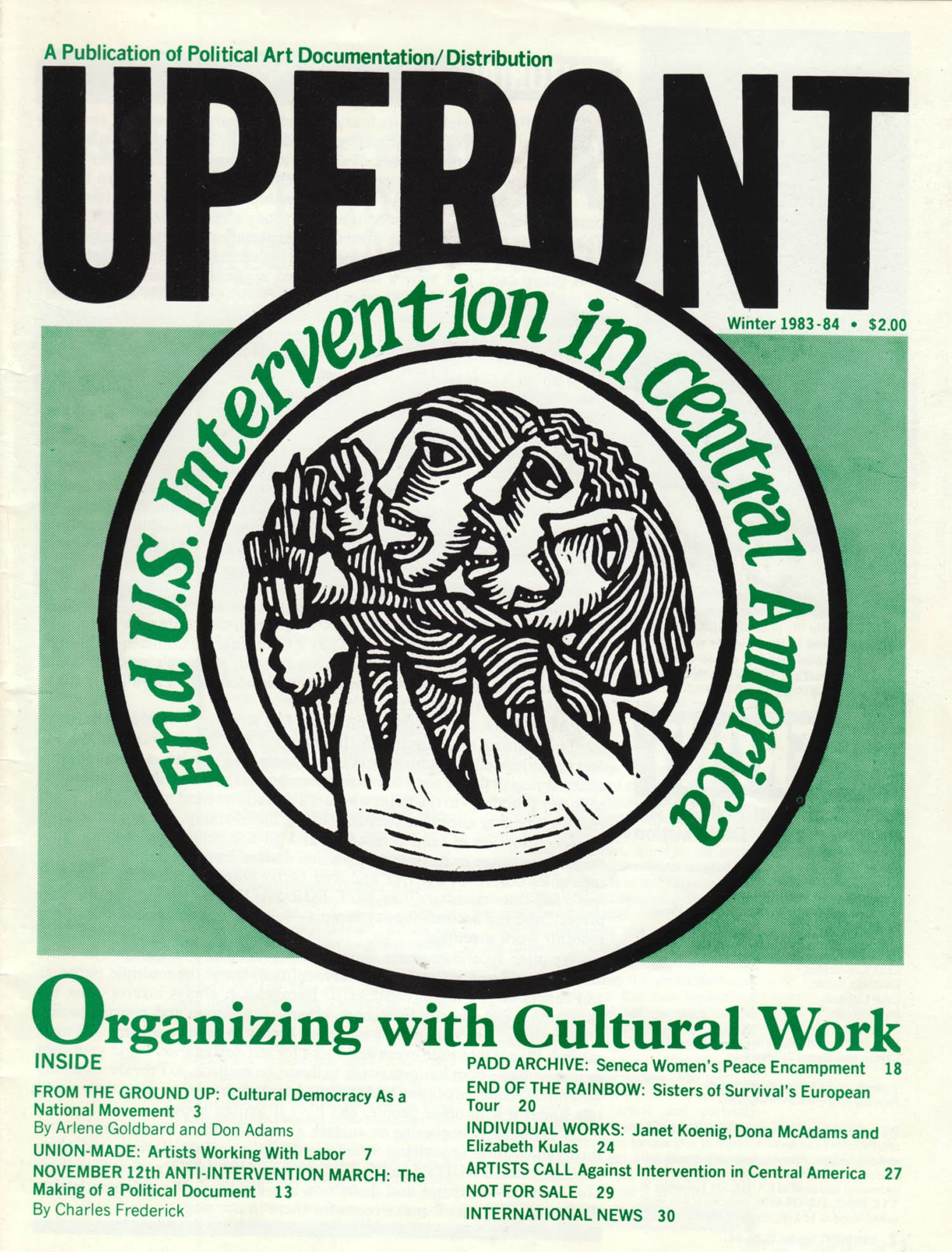 Upfront magazine, Winter 1983-84