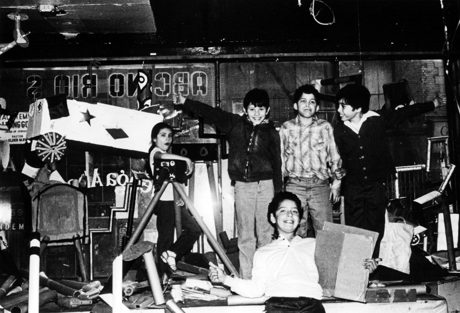The stage at No Rio during Tube World. Photo by Jody Culkin