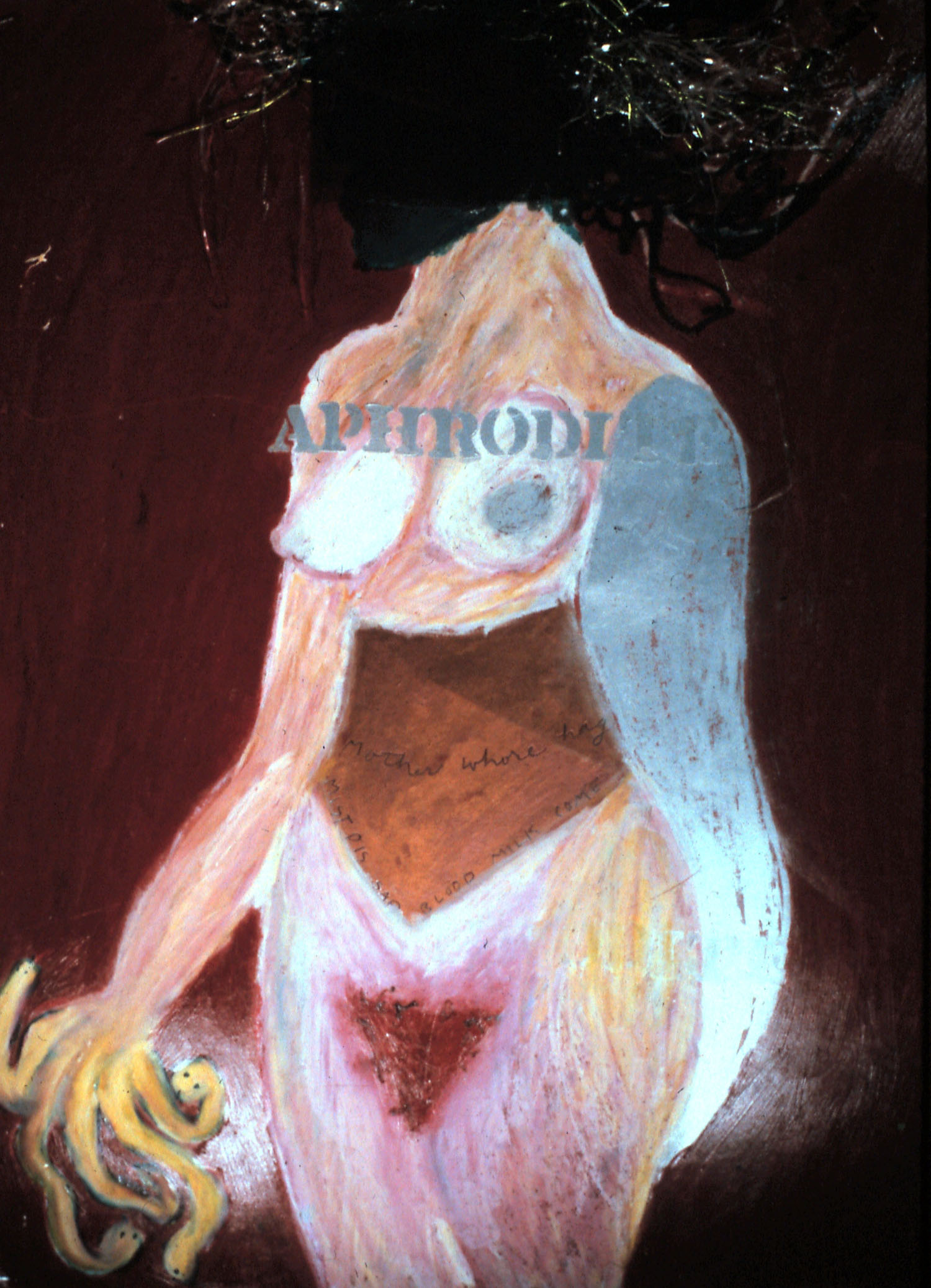 Jane Sherry, paint on paper