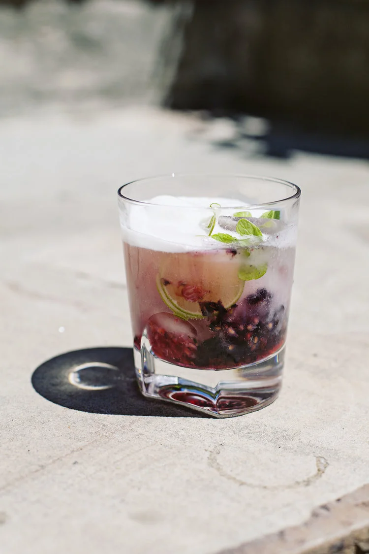 BOOZY BLACK RASPBERRY FLOAT — Tara O'Brady