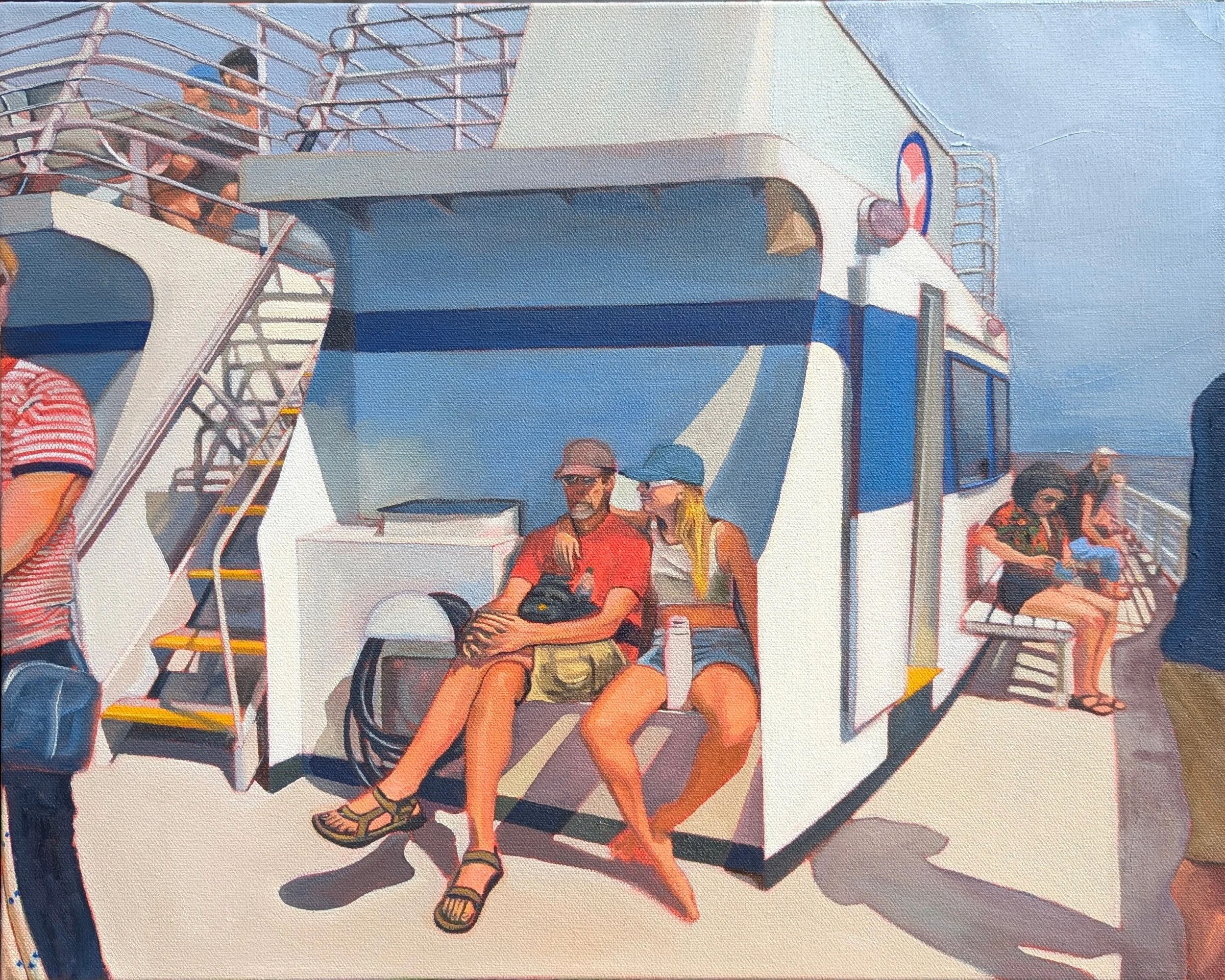 The Boat 20x16 oil on canvas